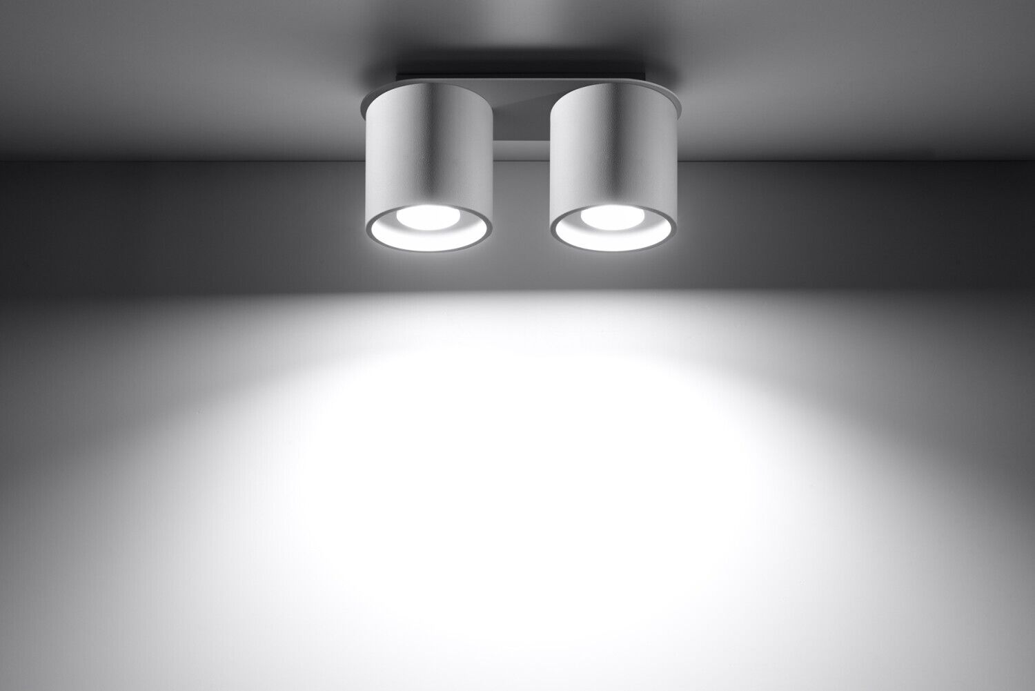 Plafonnier RODA en blanc 2-flmg