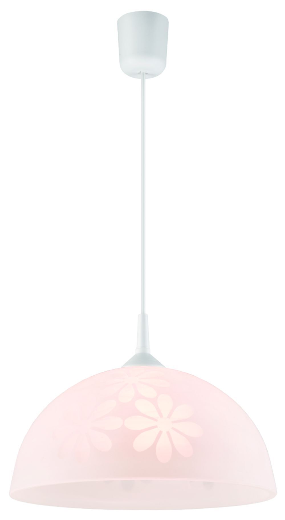 Lampe de cuisine jaune verre abat-jour rétro SOLEN