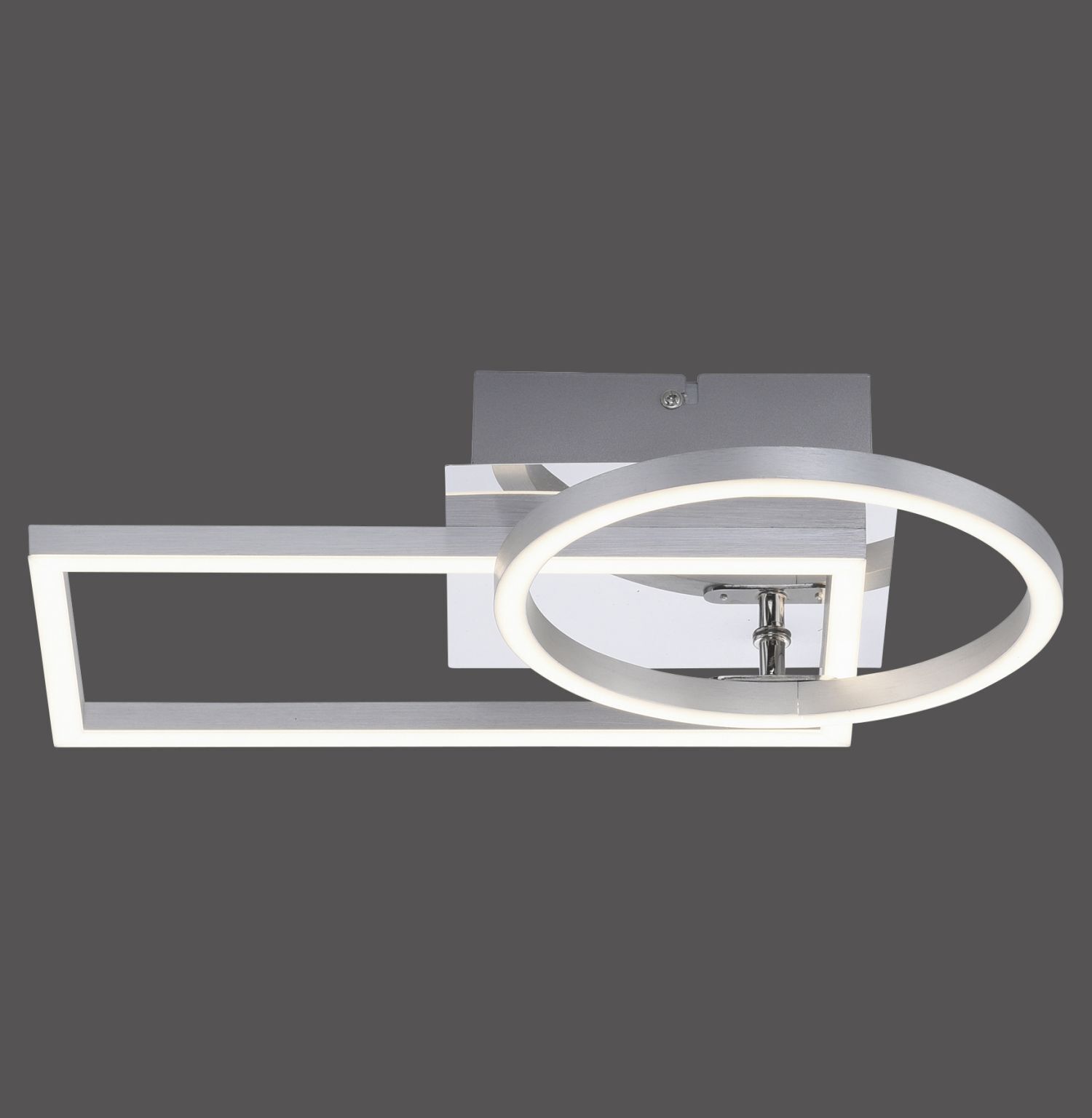 Plafonnier LED ajustable en acier L:37 cm 1260 lm