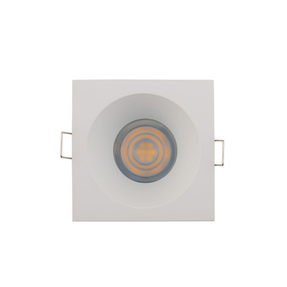 Spot encastré blanc aluminium L:8,5cm GU10 Intemporel