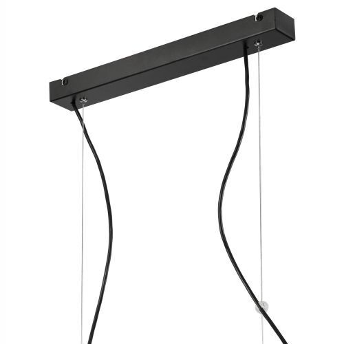 Suspension Boule Noir Blanc longue table à manger