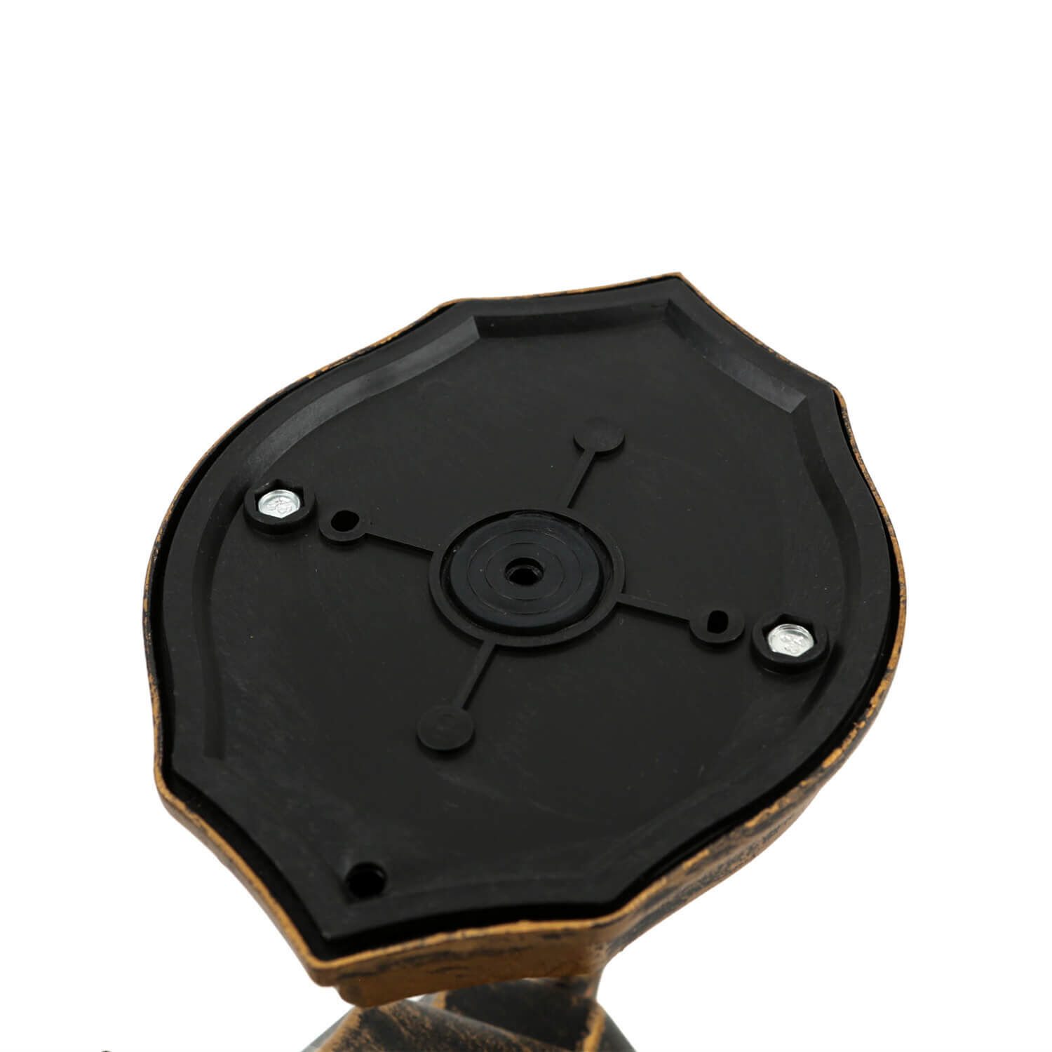 Lampe d'extérieur rustique noire cuivre LYON Rüstung, Schild