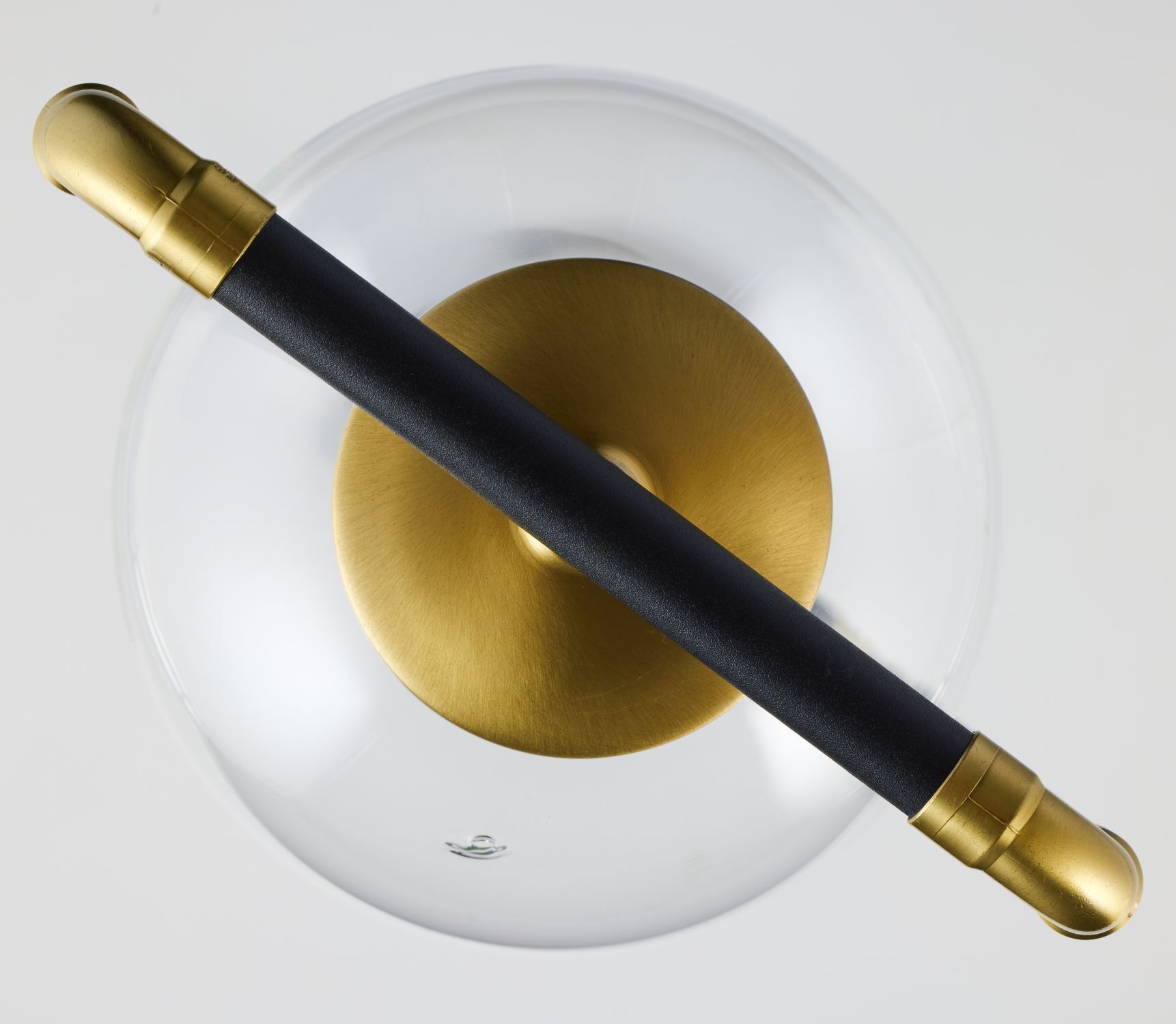 Suspension Moderne Métal Verre G9 L:40 cm Boule Stift