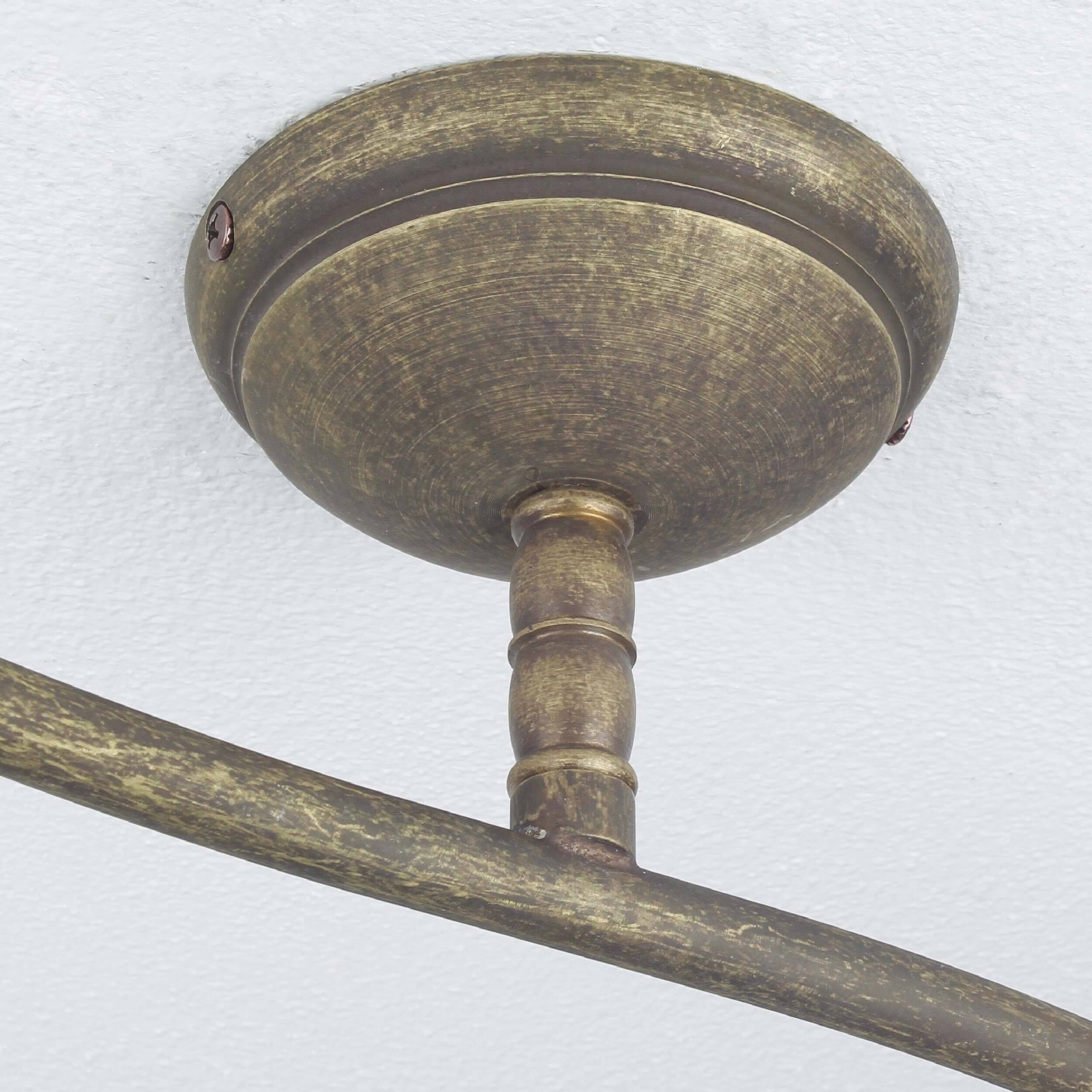 Deckenleuchte Antik Messing Vintage Verstellbar Bronze