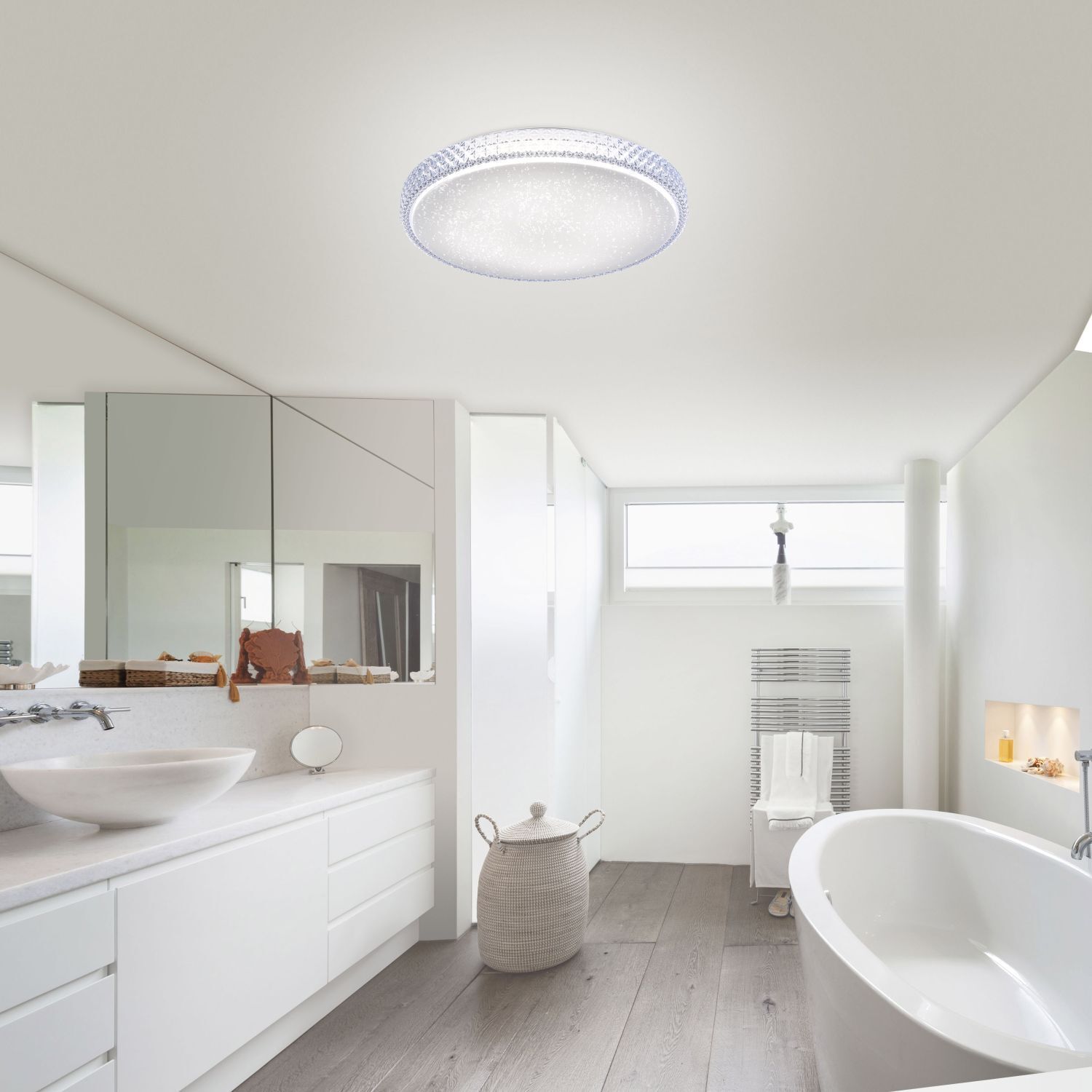 LED Deckenlampe Nachthimmel Smart Home RGB 2700-5000 K Baden, Sinken, Badewanne, Person, Wanne