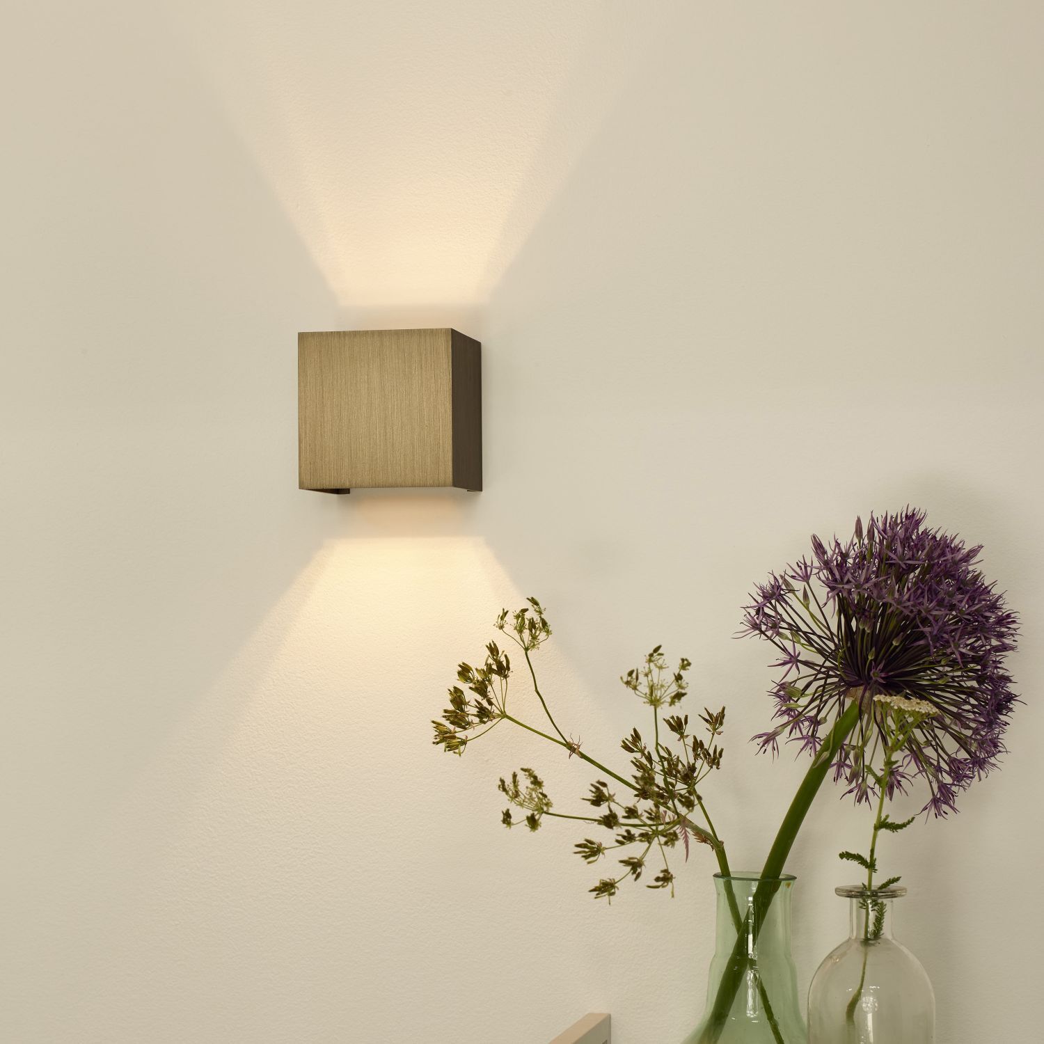 Wandlampe verstellbar Rost 2700 K G9 H:9 cm edel Lampe, Blume, Pflanze