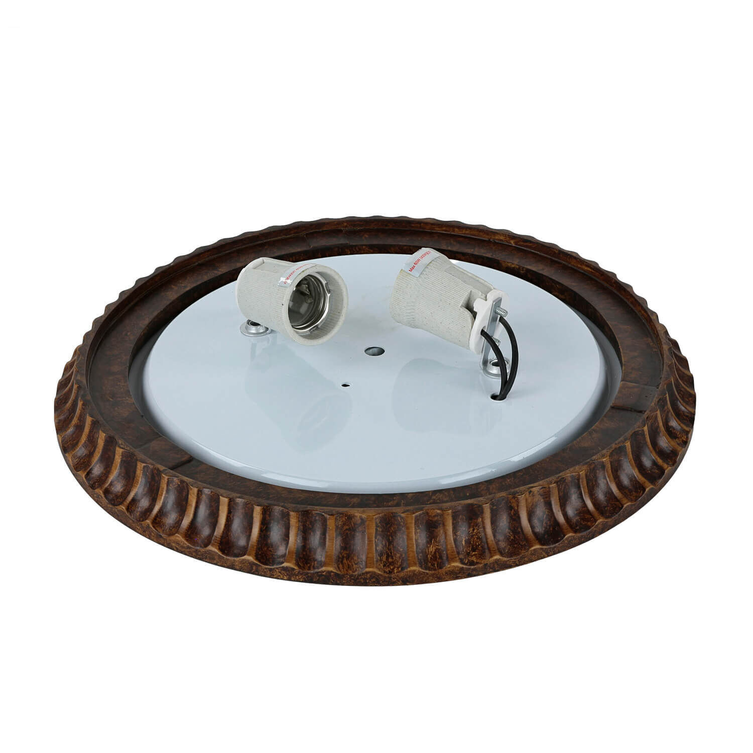 Deckenleuchte ANABELL 1 Creme Ø33cm Landhaus Lampe Sprudelbad, Wanne