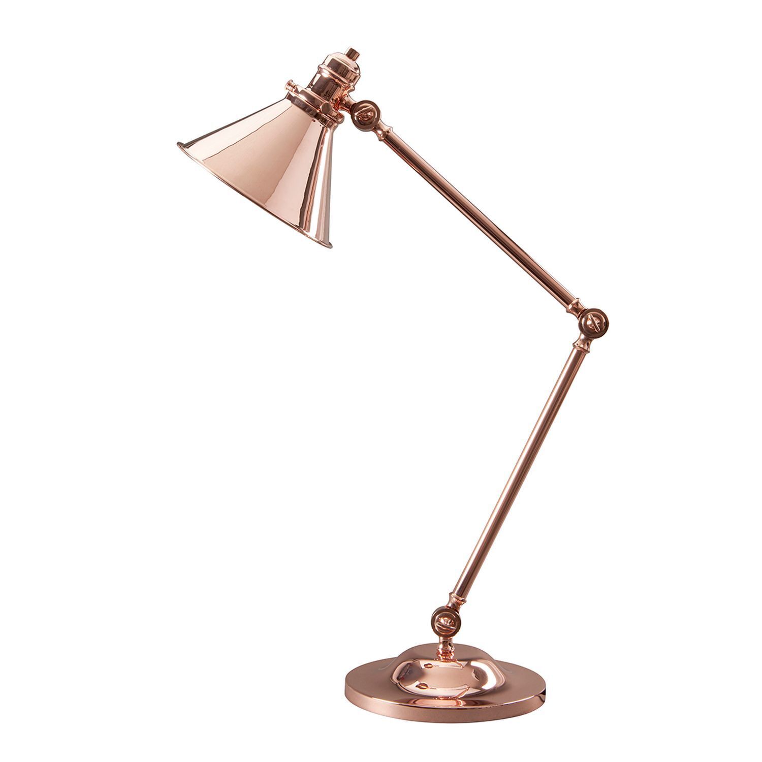 Lampe de bureau ISMENE cuivre 66cm Lampe de table