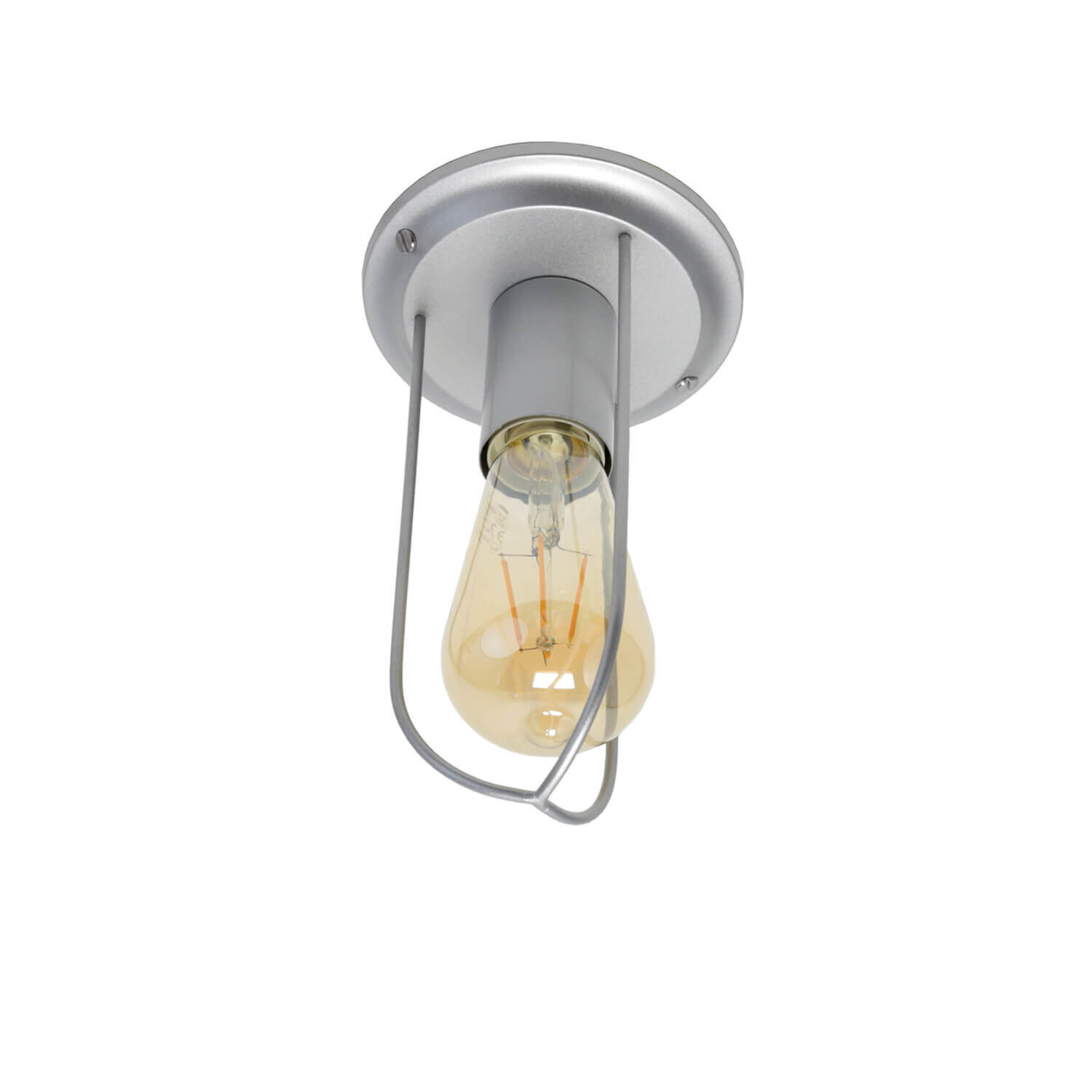 Plafonnier industriel Métal Gris E27 STEPP Licht