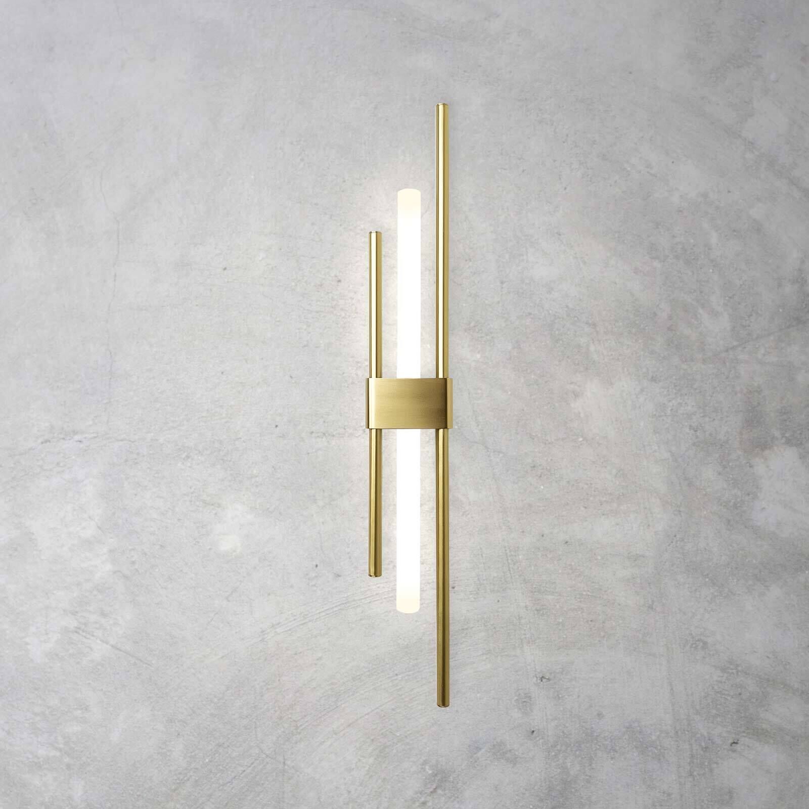 Applique en laiton massif 70,5 cm de haut pour S14d Art Déco Lampe