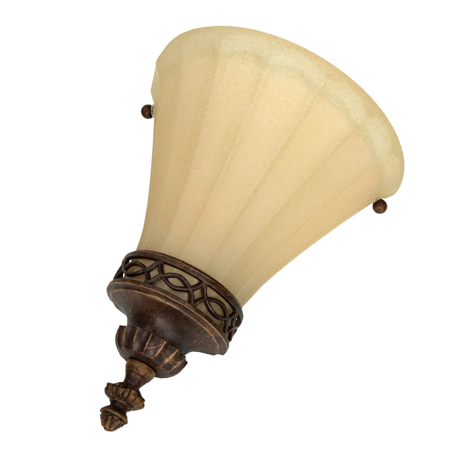 Applique ANABELL 1 Marron Lampe rustique Bras éblouissant