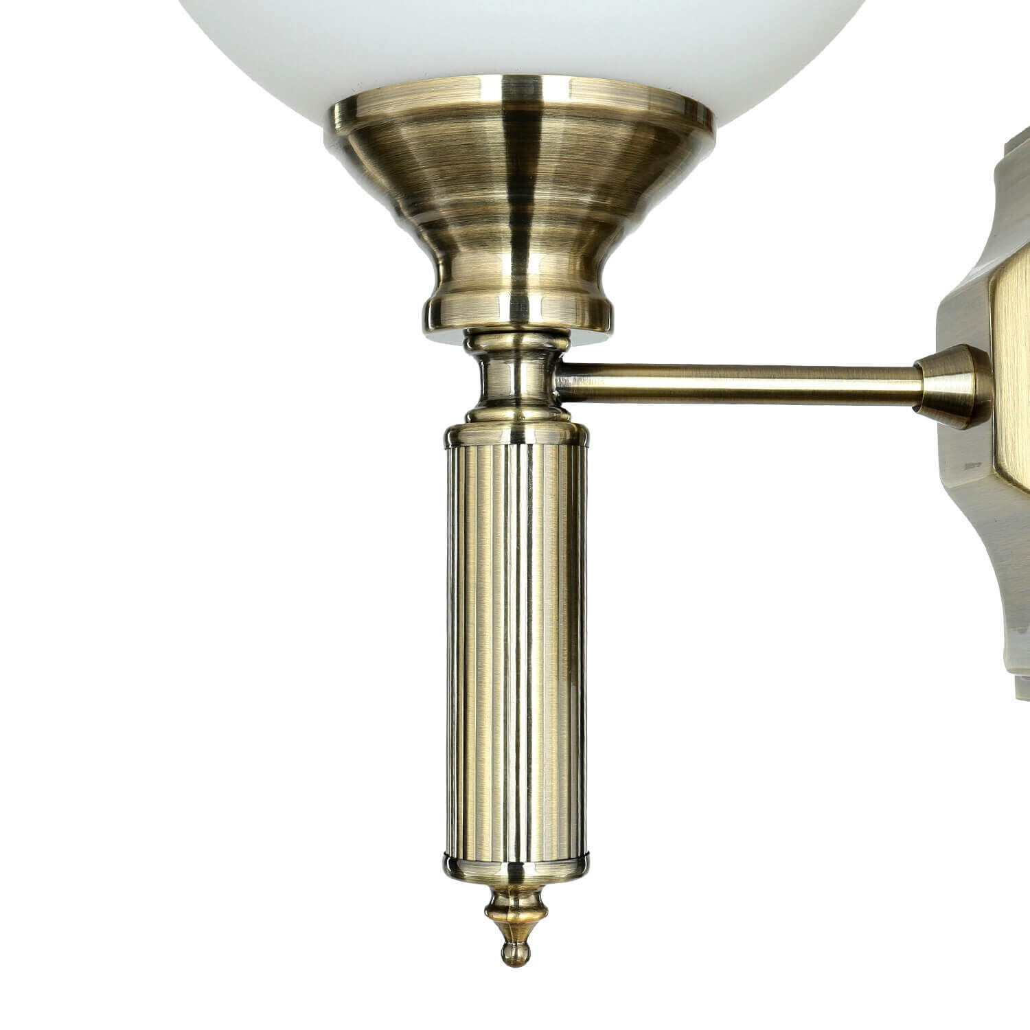 Wandleuchte in Messing antik MARLOW Wandlampe Flur Lampe, Leuchte