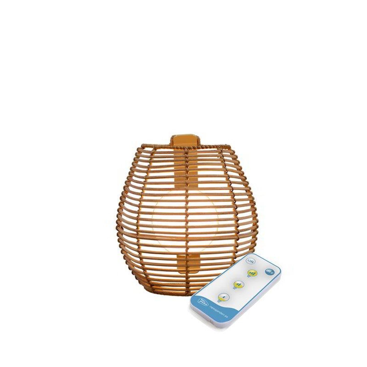 Applique LED extérieure sans fil batterie IP54 rotin Lampe