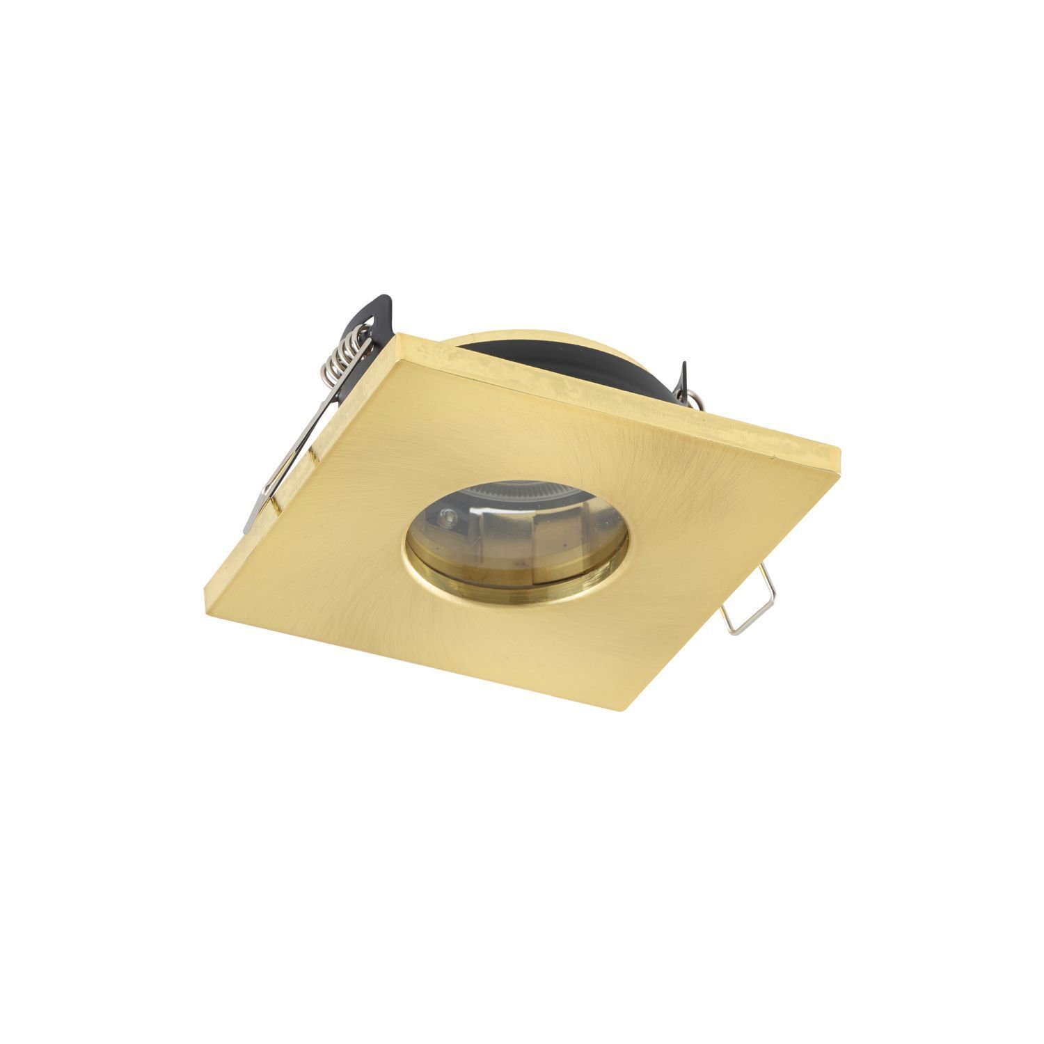 Spot encastré en laiton aluminium verre L:8,5 cm IP44 GU10 Deckenleuchte