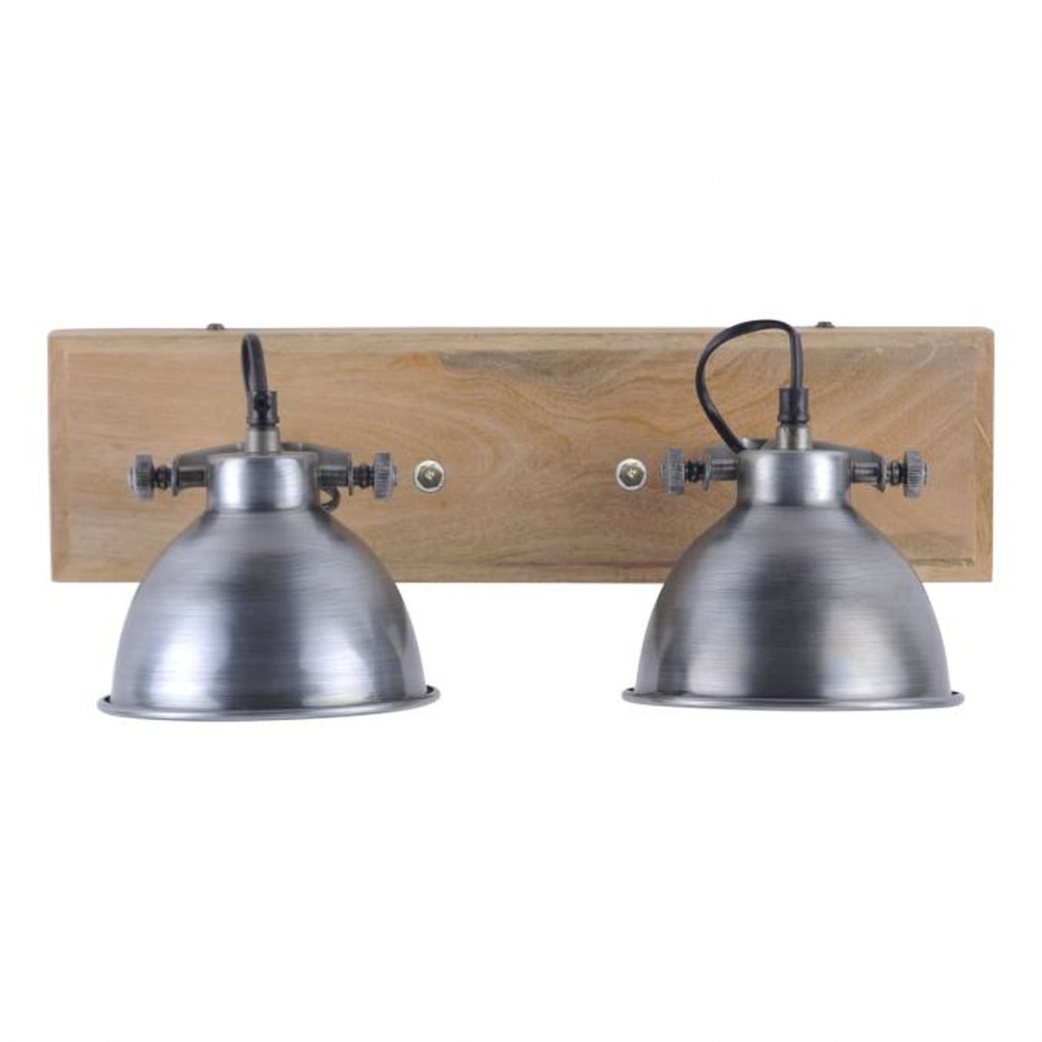 Spot de plafond flexible bois métal E14 44,5 cm Industrial Leuchte