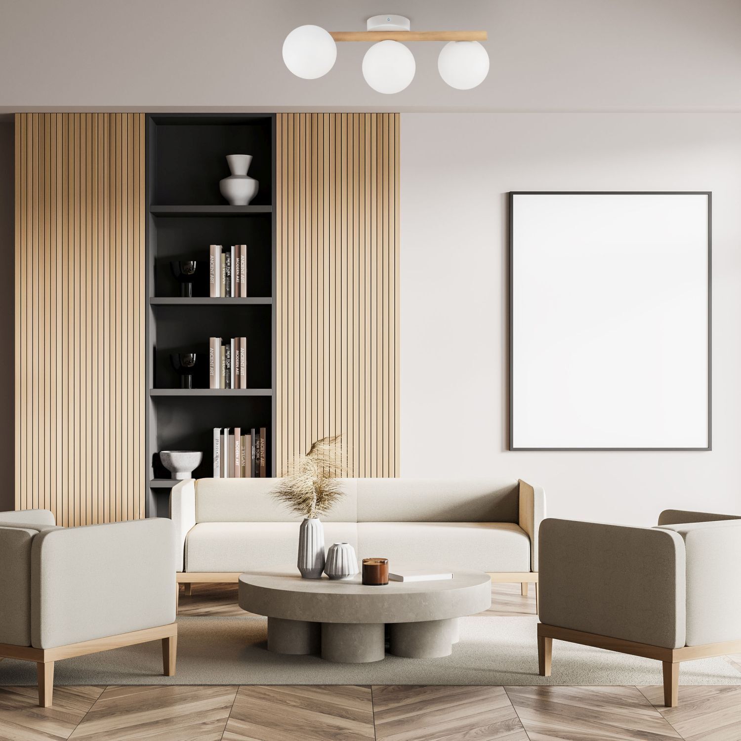 wohnzimmer, sessel, sofa, tisch, regal