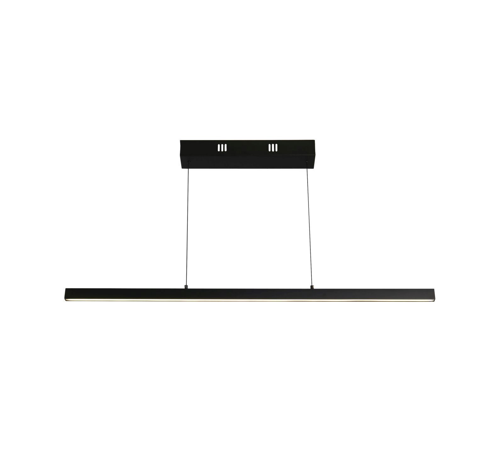 Suspension LED à intensité variable Noir Métal 101,5 cm 29 W