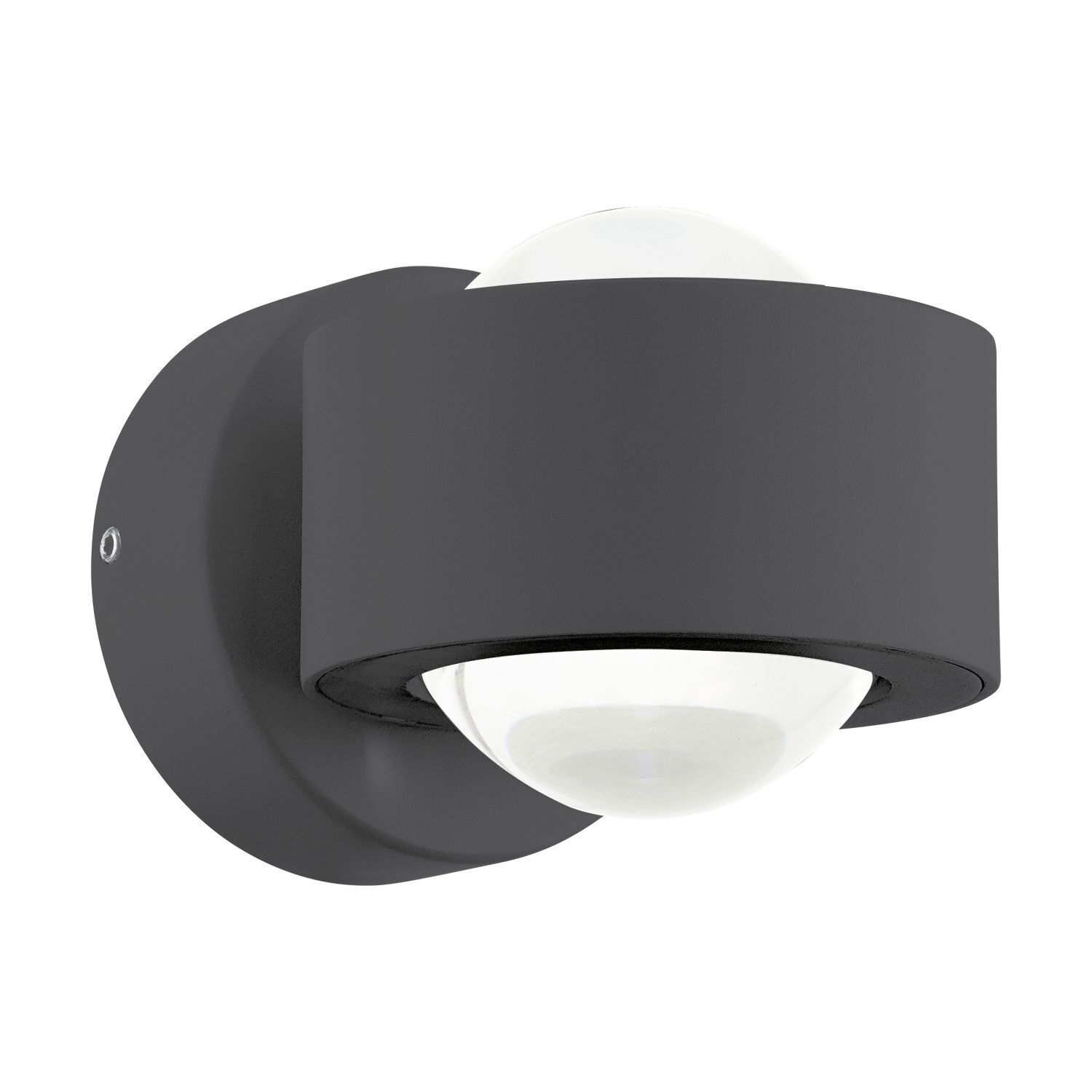 Applique murale LED Ono 2 anthracite 2-Flmg