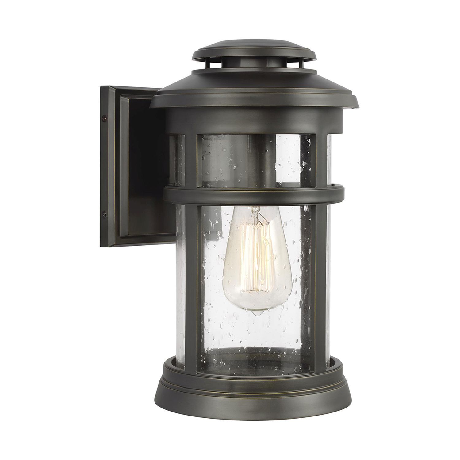 Lampe d'extérieur IP44 Rustique en bronze antique E27 Balcon