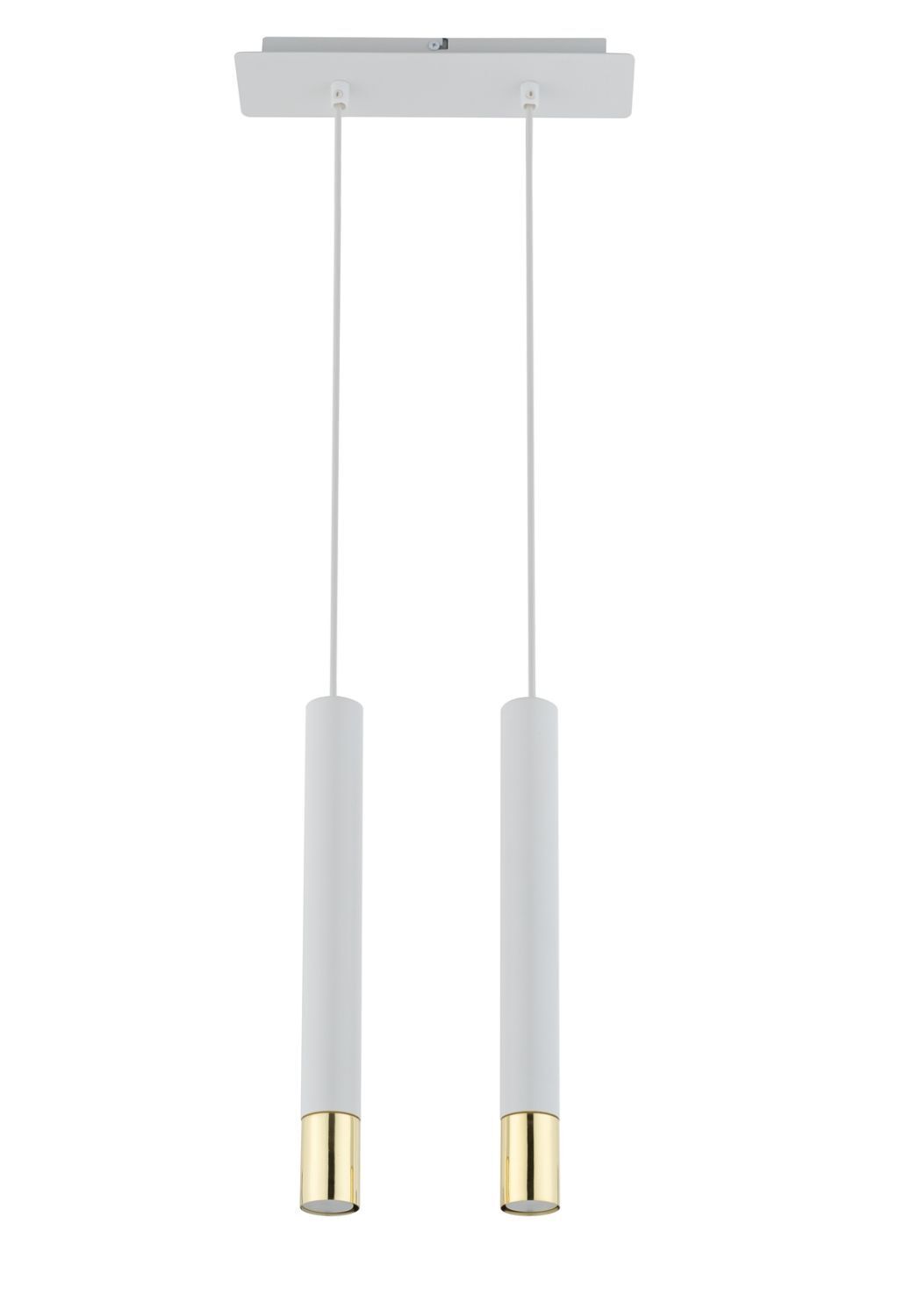 Suspension Blanc Or Métal Moderne élégant THEANO