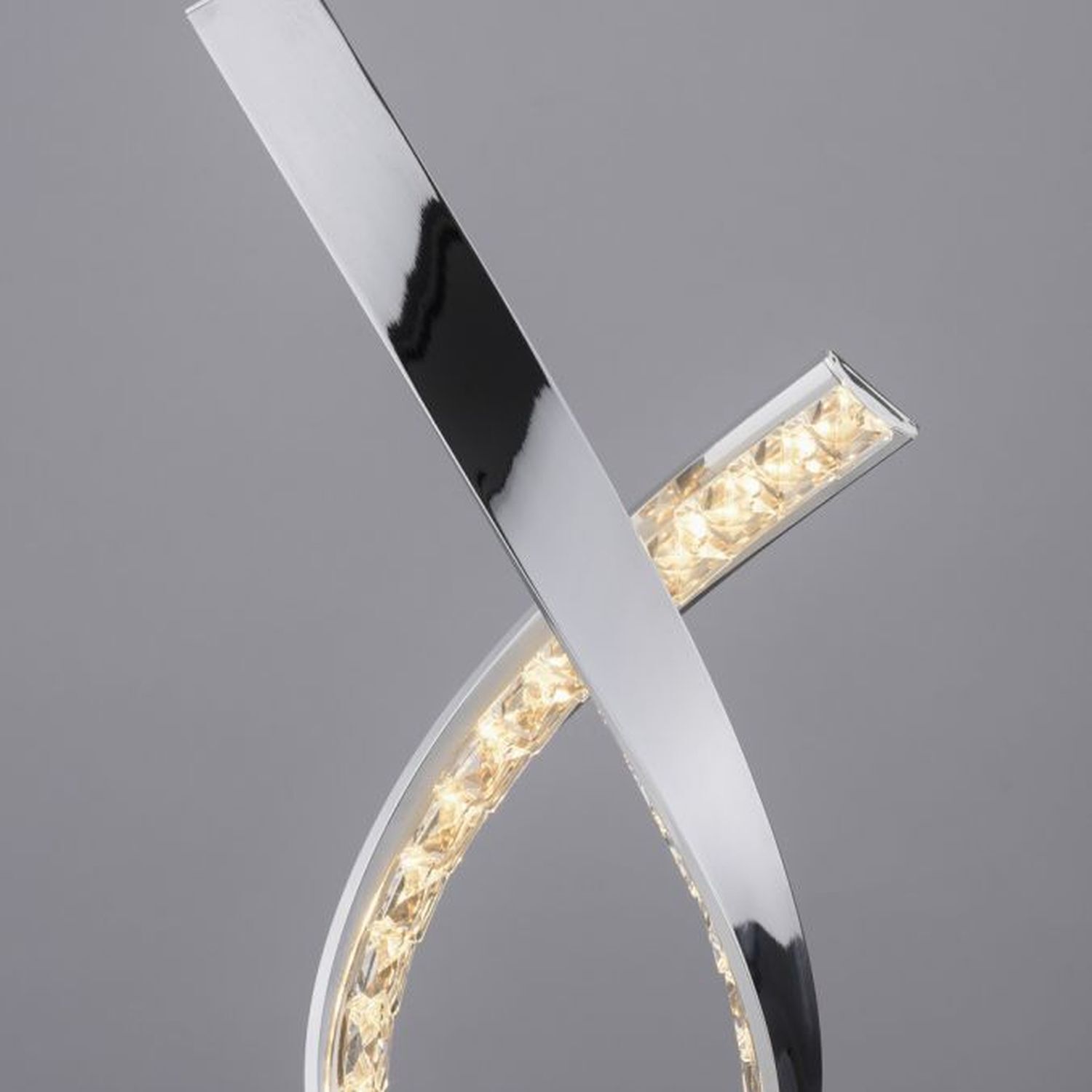 Dimmbare LED Tischlampe in Chrom 38,5 cm 1375 lm 11 W Schwert, Waffe, Zubehör