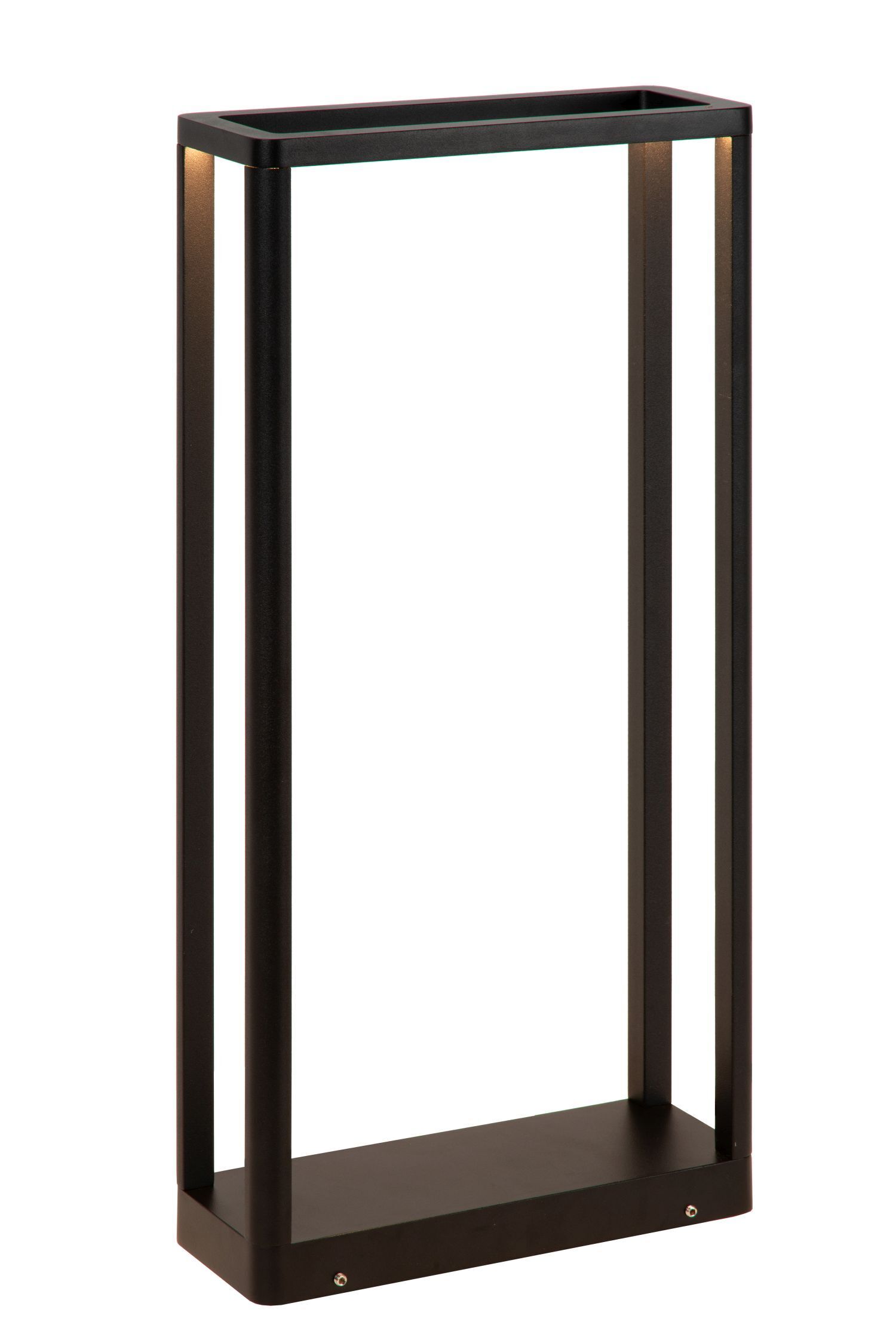 LED Sockelleuchte Schwarz 3000 K IP65 H:50 cm edel Lampe, Postfach, Kabinett, Mobiliar