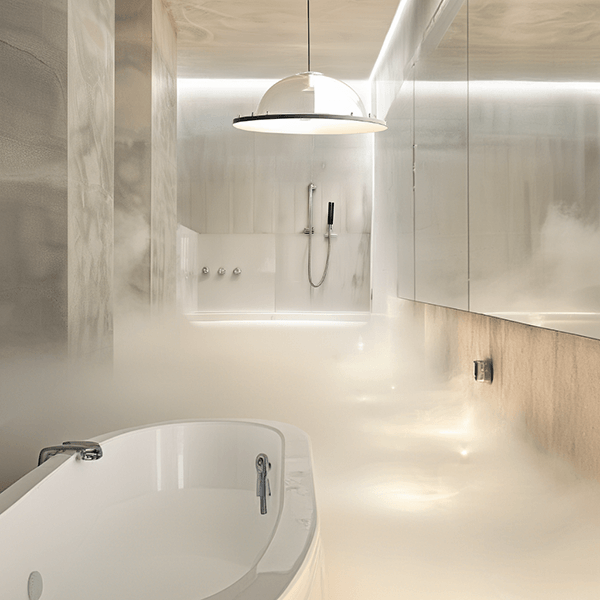 whirlpool, Badewanne, Dampf, Badezimmer, modern