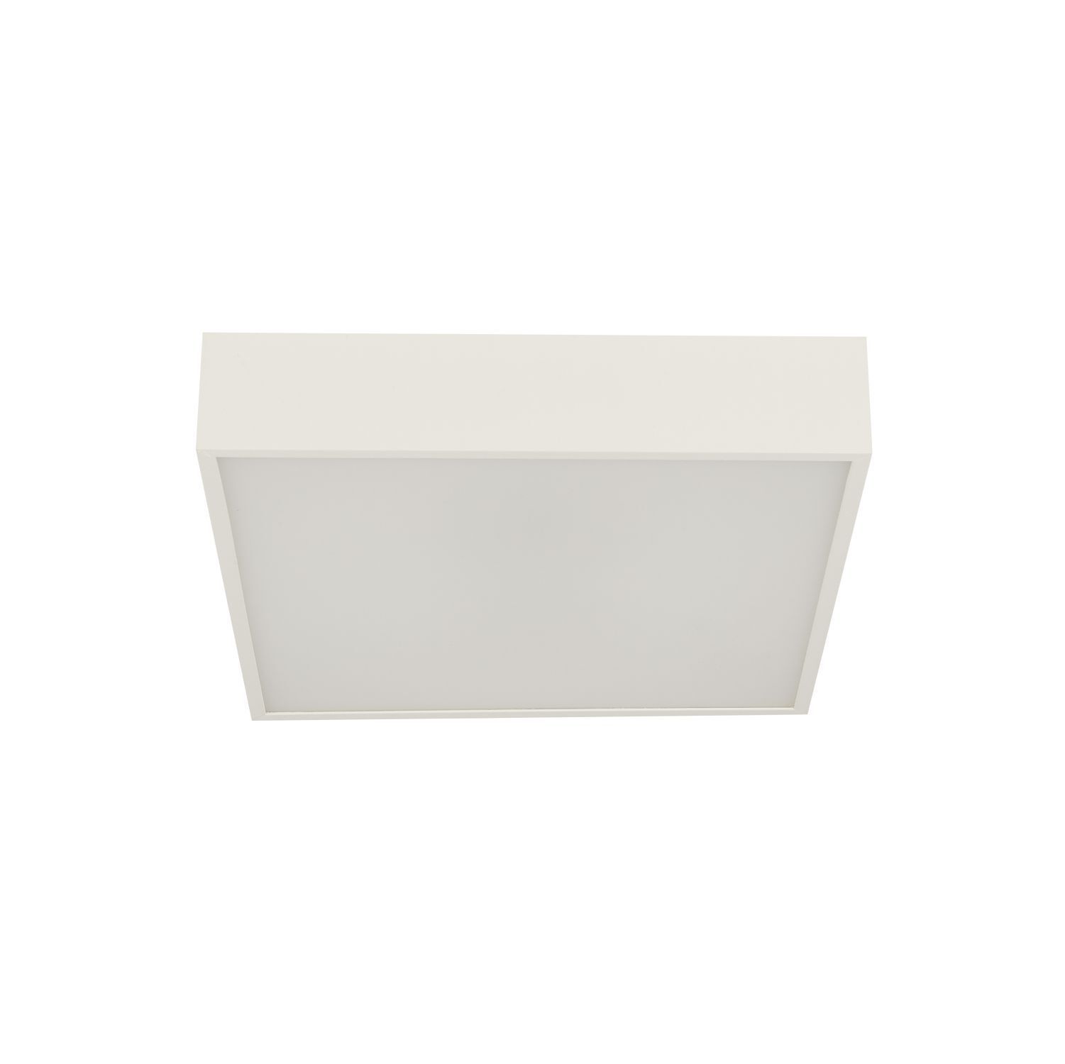 Lampe de plafonnier LED Aluminium 16 W 3000 K IP44 L:30 cm Blanc