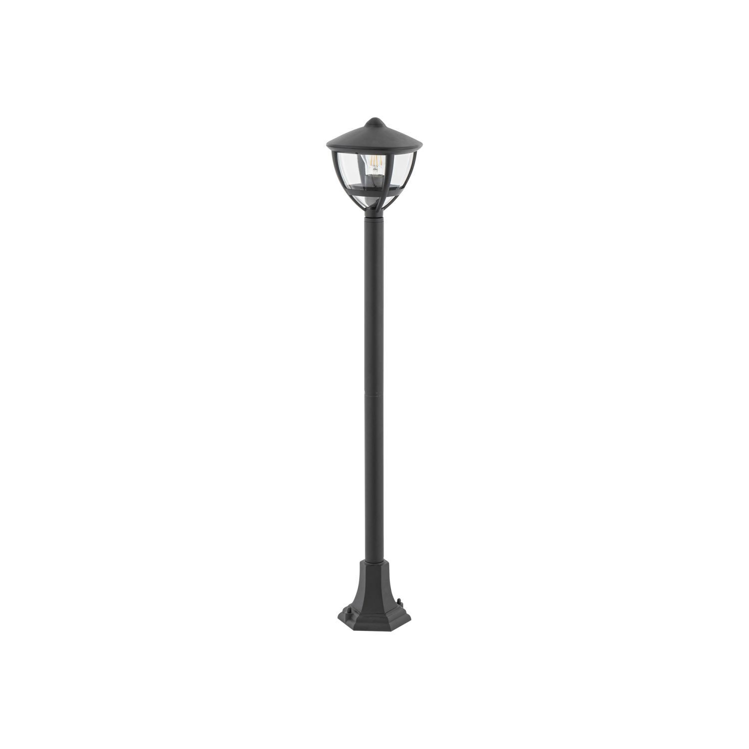 Lampe d'extérieur IP44 100 cm Noir Aluminium Moderne E27