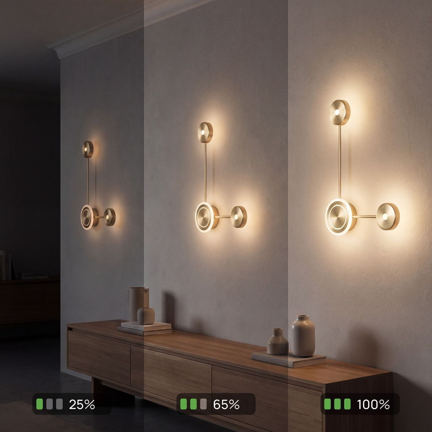 wandlampe-wohnzimmer-esszimmer-schlafzimmer-flur-innen-metall-kunststoff-modern-minimalistisch-3-flammig-dimmbar-gold-weiss-le127846-3 wandlampe, wandleuchte, LED, verkleidung, tischplatte