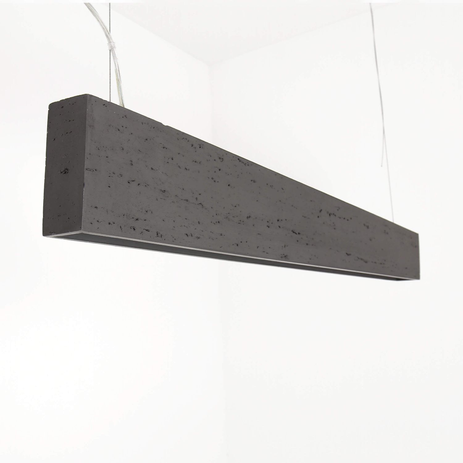 Suspension large en gris