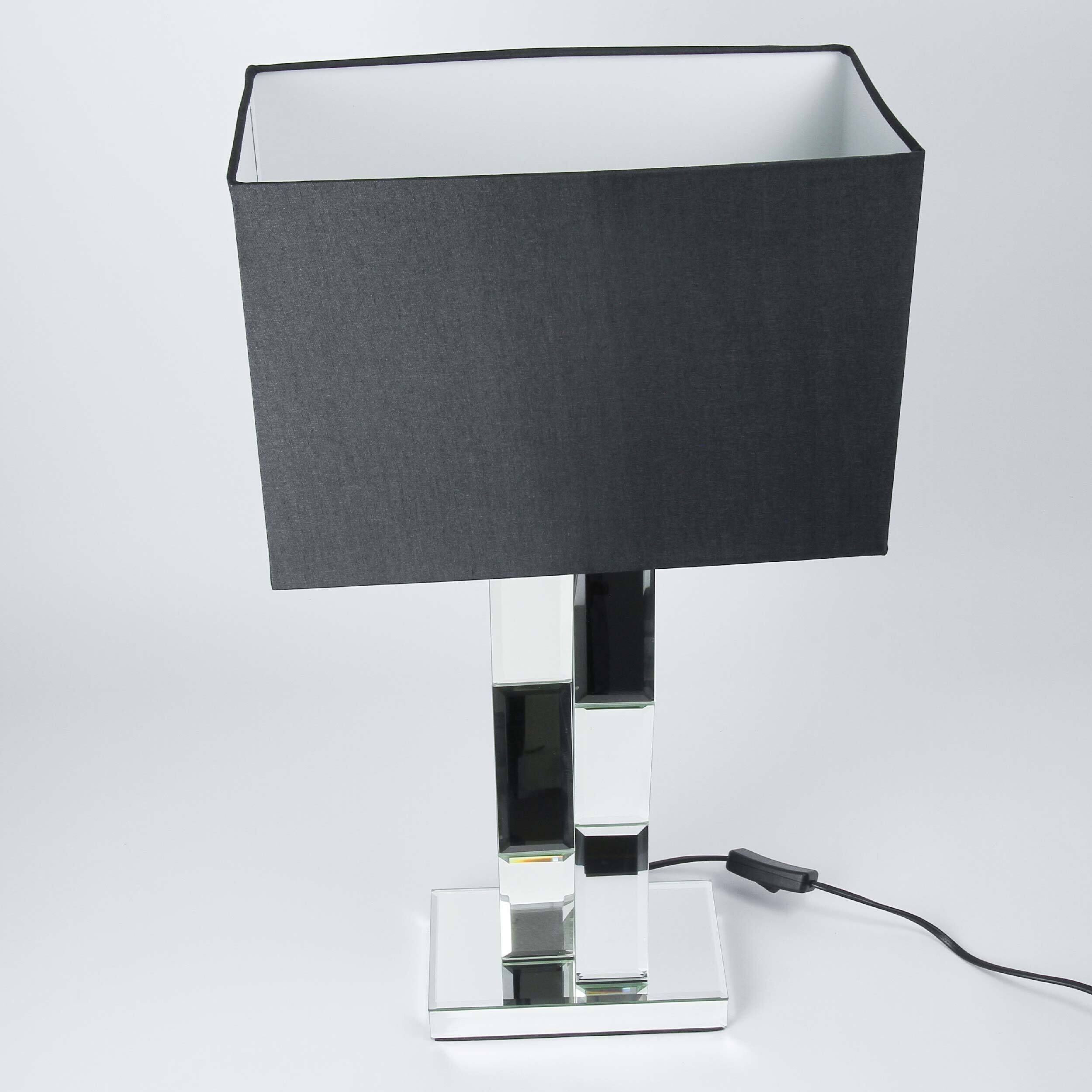 Lampe de table moderne noire