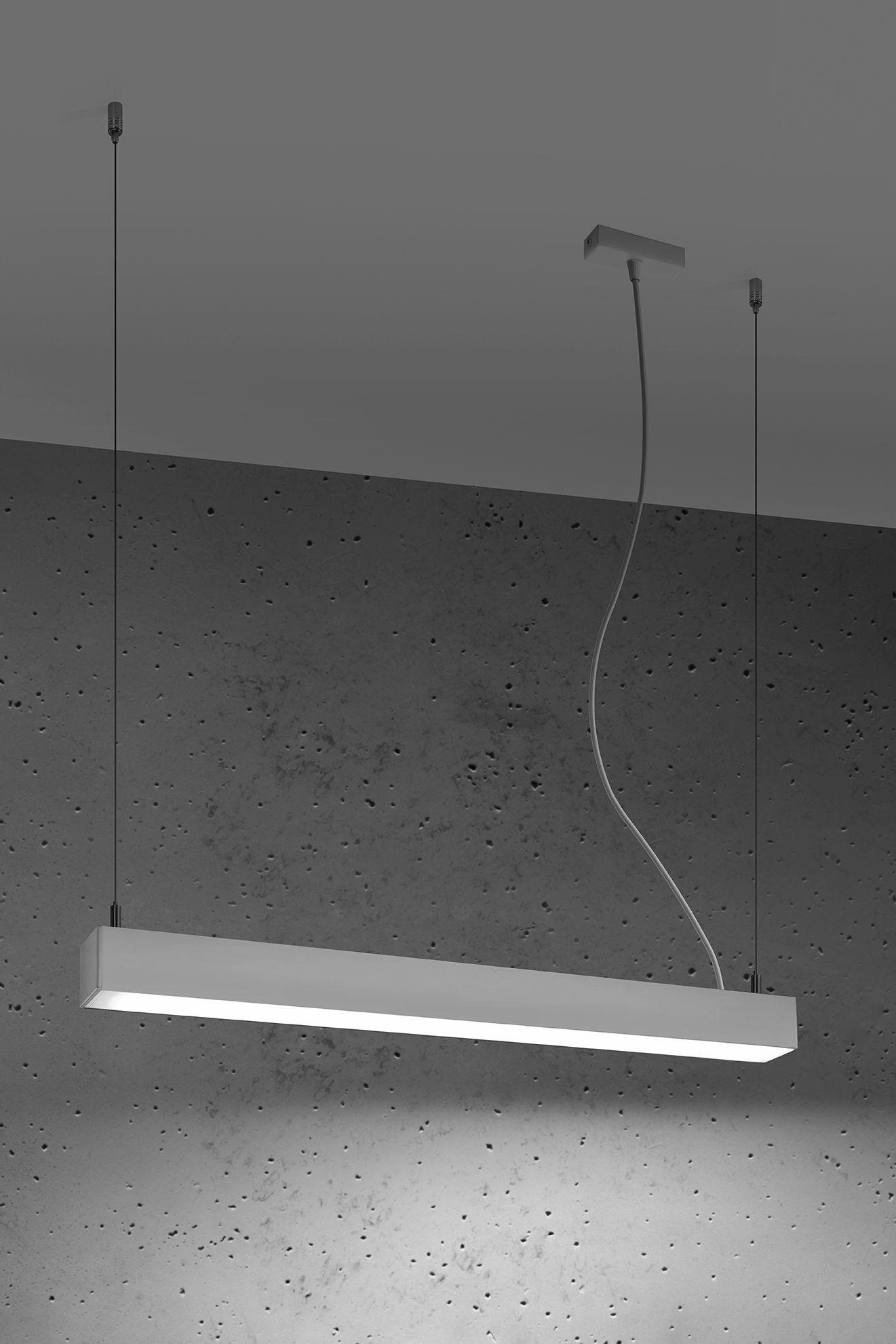 Lampe LED à suspendre Blanc 4000 K 2080 cm Métal L : 67 cm