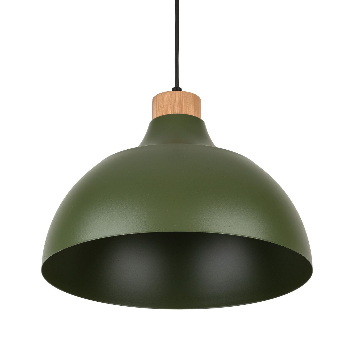Suspension Métal Vert Rétro Ø 34 cm réglable E27