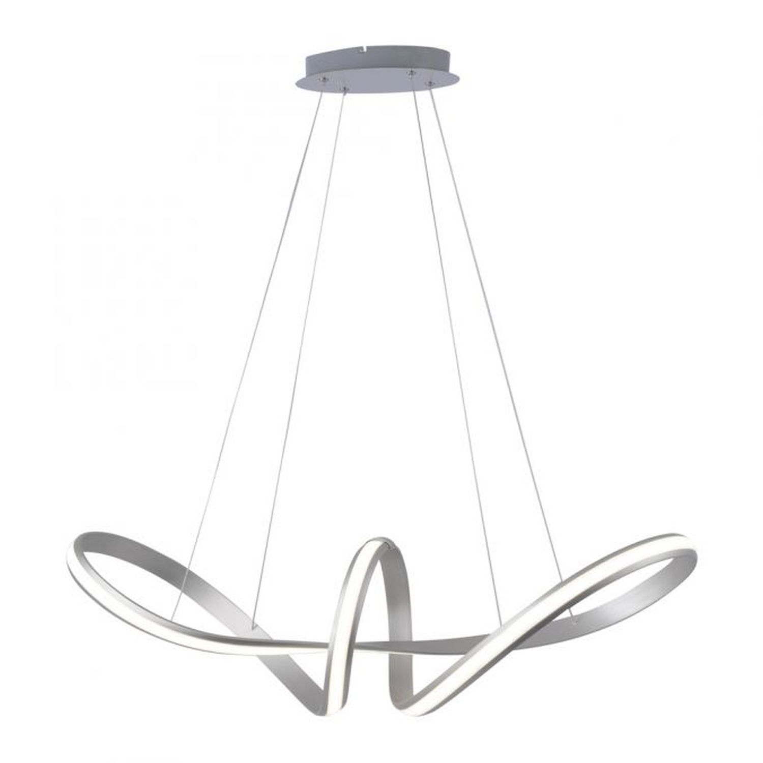Lampe LED suspendue de style en acier L:91 cm 39 W dimmable