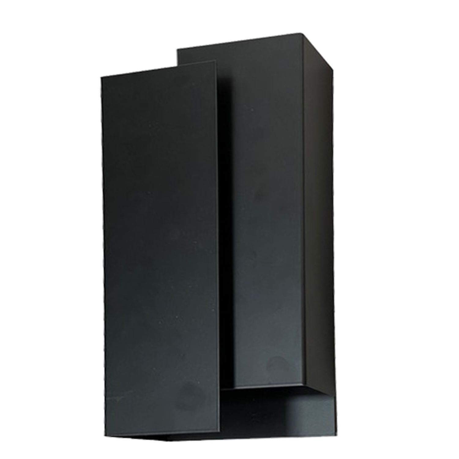 Applique décorative noire G9 H:28,5 cm indirecte