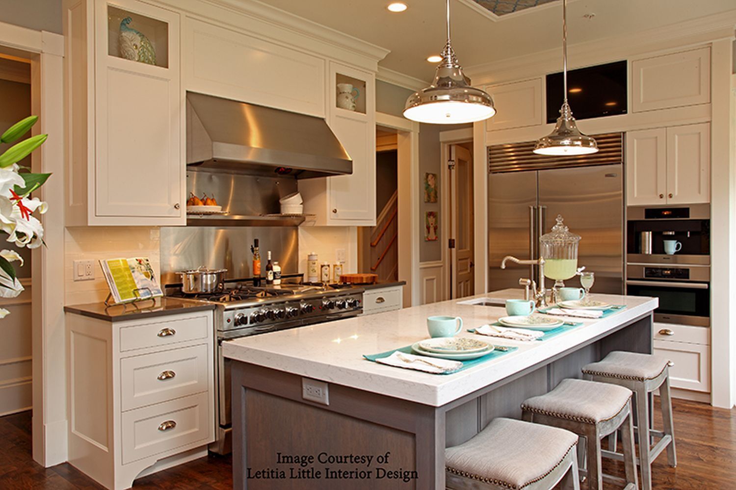 Suspension RURAL Marron Ø34cm Lampe de table à manger Drinnen, Küche, Innenarchitektur, Kücheninsel