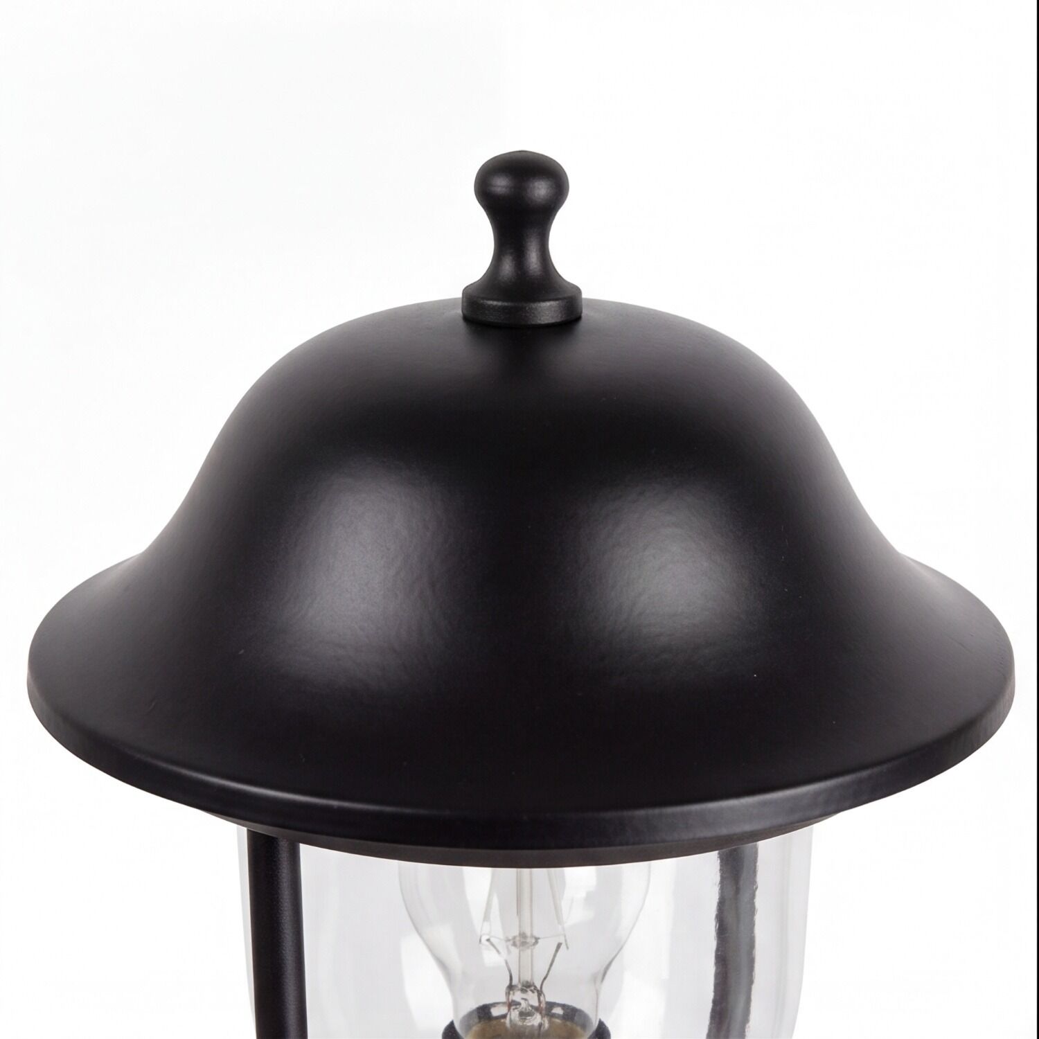 le51520-stehlampe-terrasse-garten-auffahrt-aussen-metall-glas-klassisch-rustikal-e27-ip44-schwarz-05 Küchenleuchte, Laterne, Schirm, Metall, Glühbirne