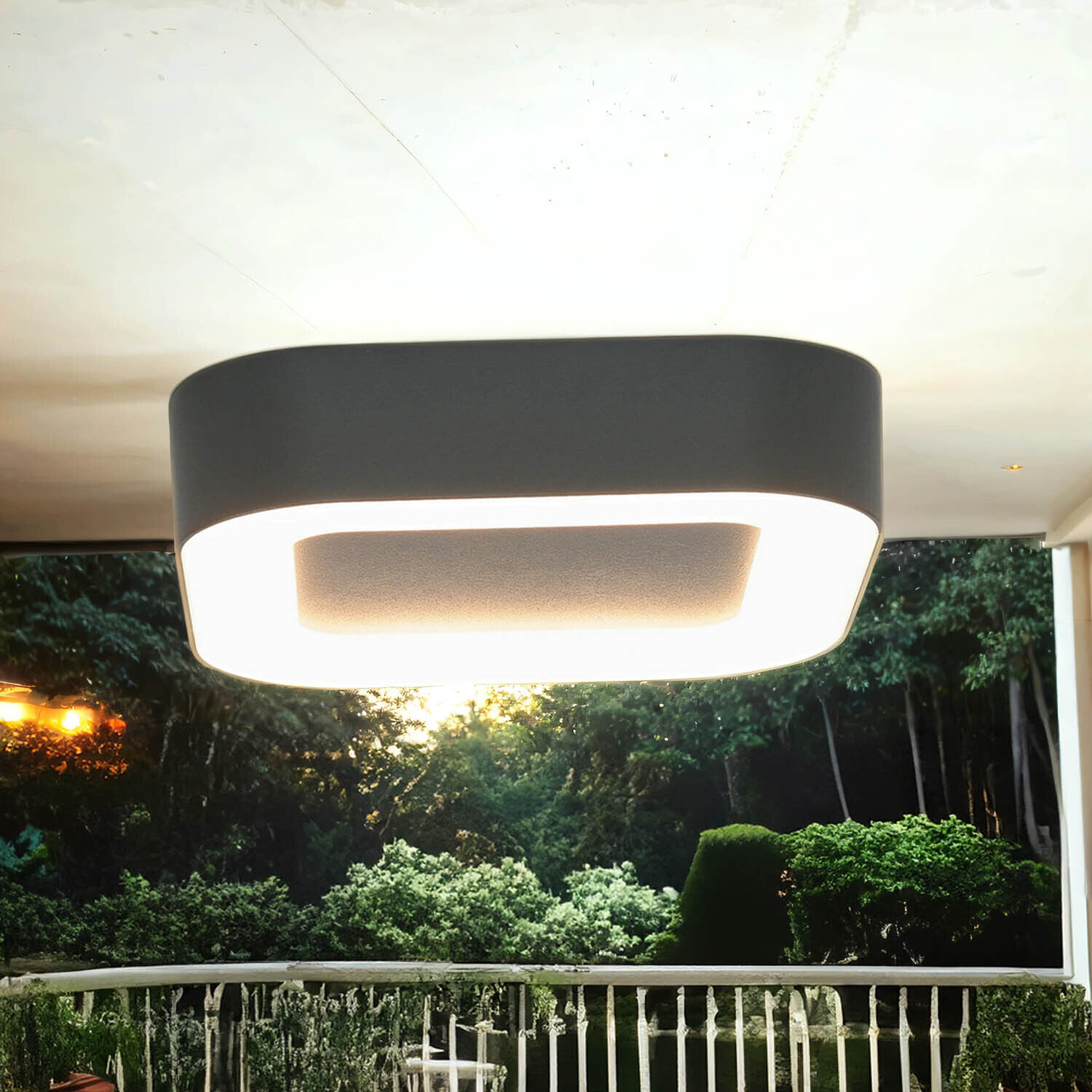 Lampe d'extérieur à LED plafond Puebla