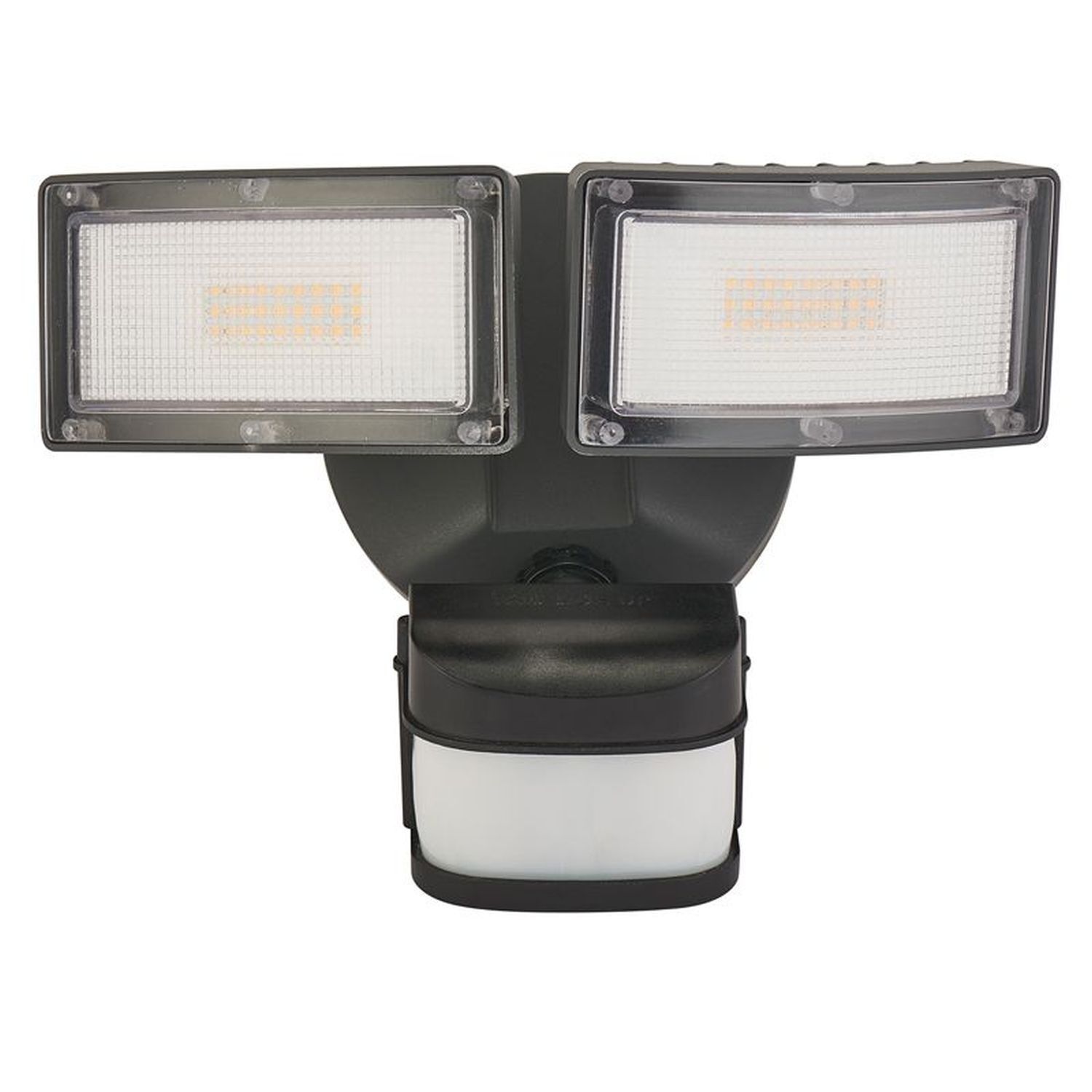 LED Fläche, Doppellicht, Außenwandleuchte, Sensorlampe, Streben-Design