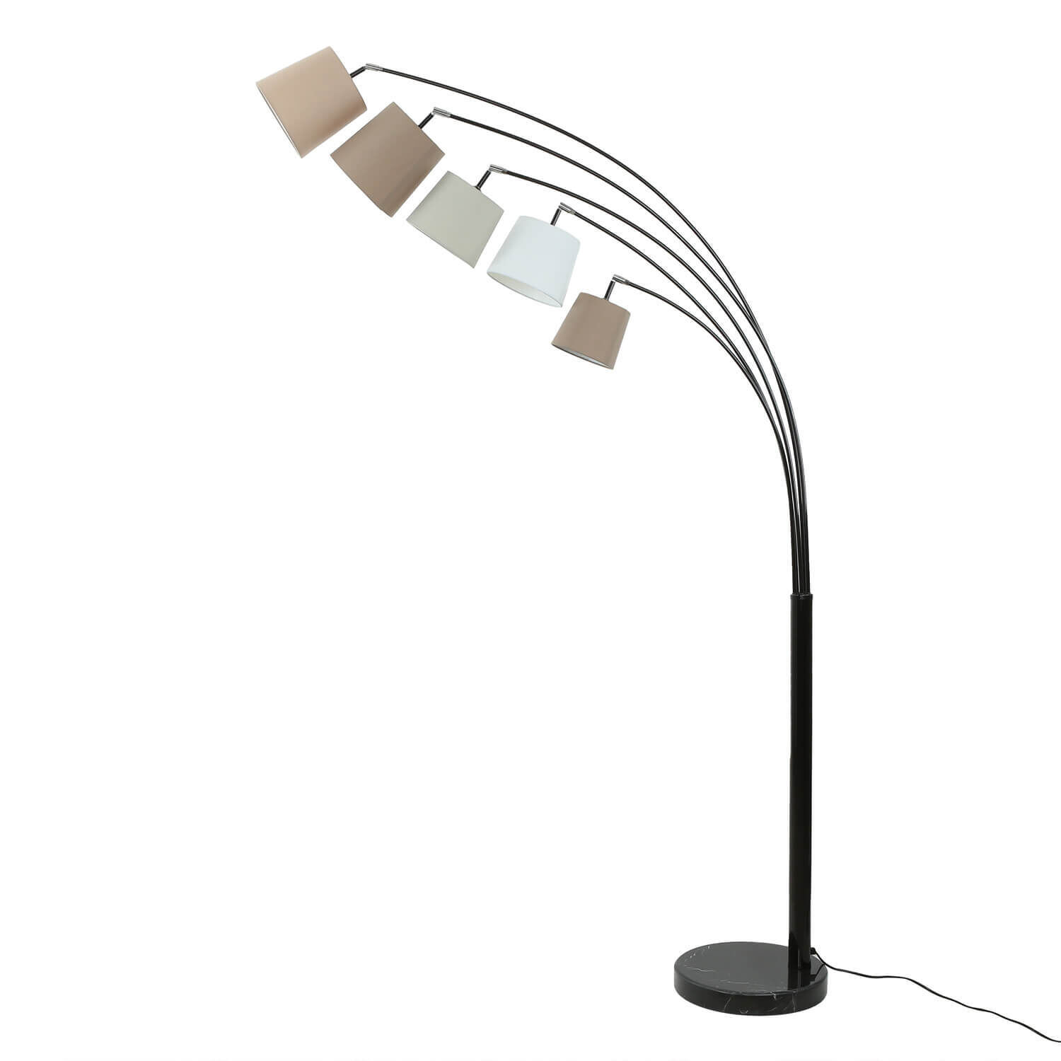 Design Stehlampe DJERE Modern 200cm Wohnzimmer Lampe, Lampenschirm