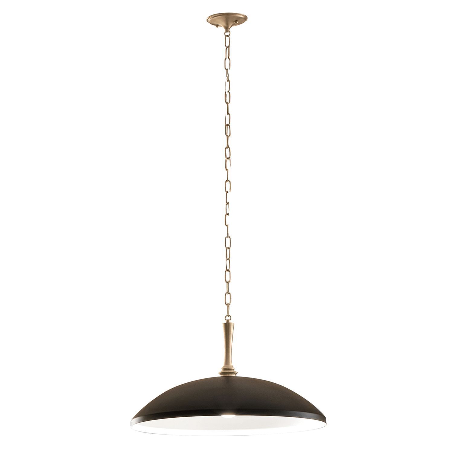Lampe à suspendre métal E27 Ø 50,8 cm en bronze noir Lampe, Kronleuchter