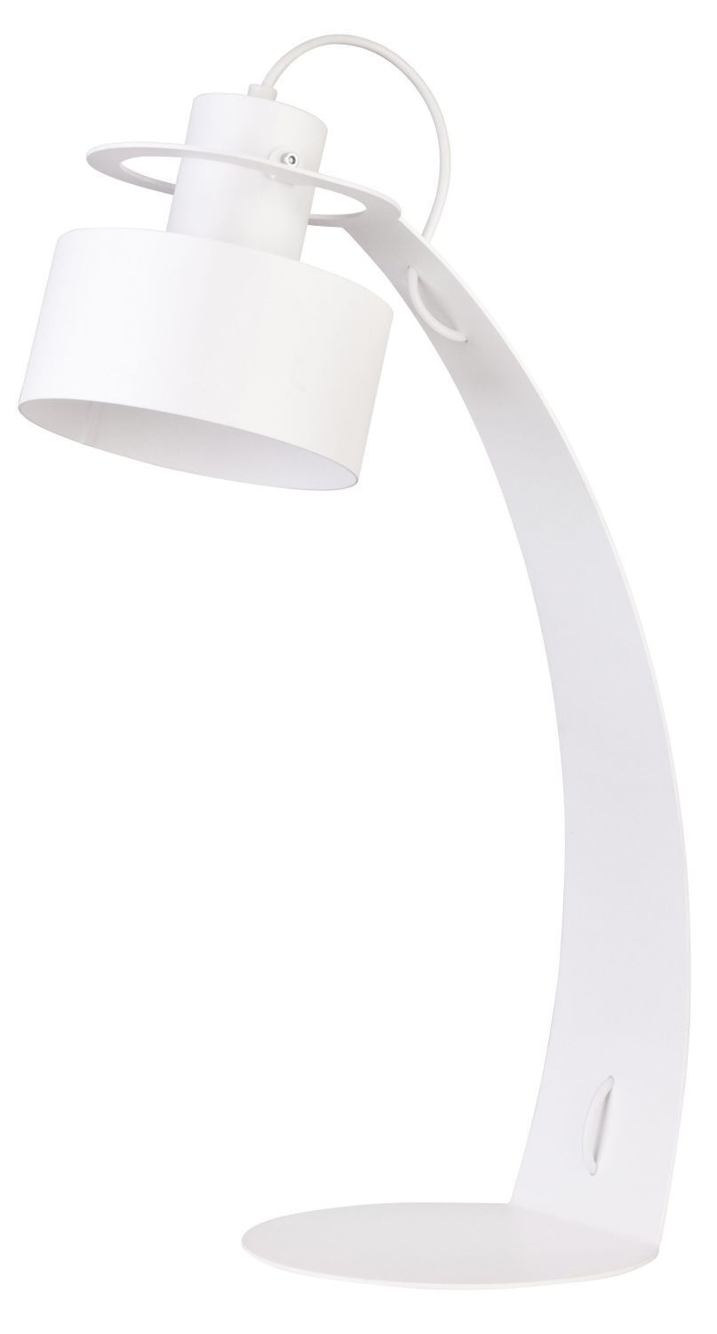 Lampe de table stylée Rif Blanc Abat-jour réglable