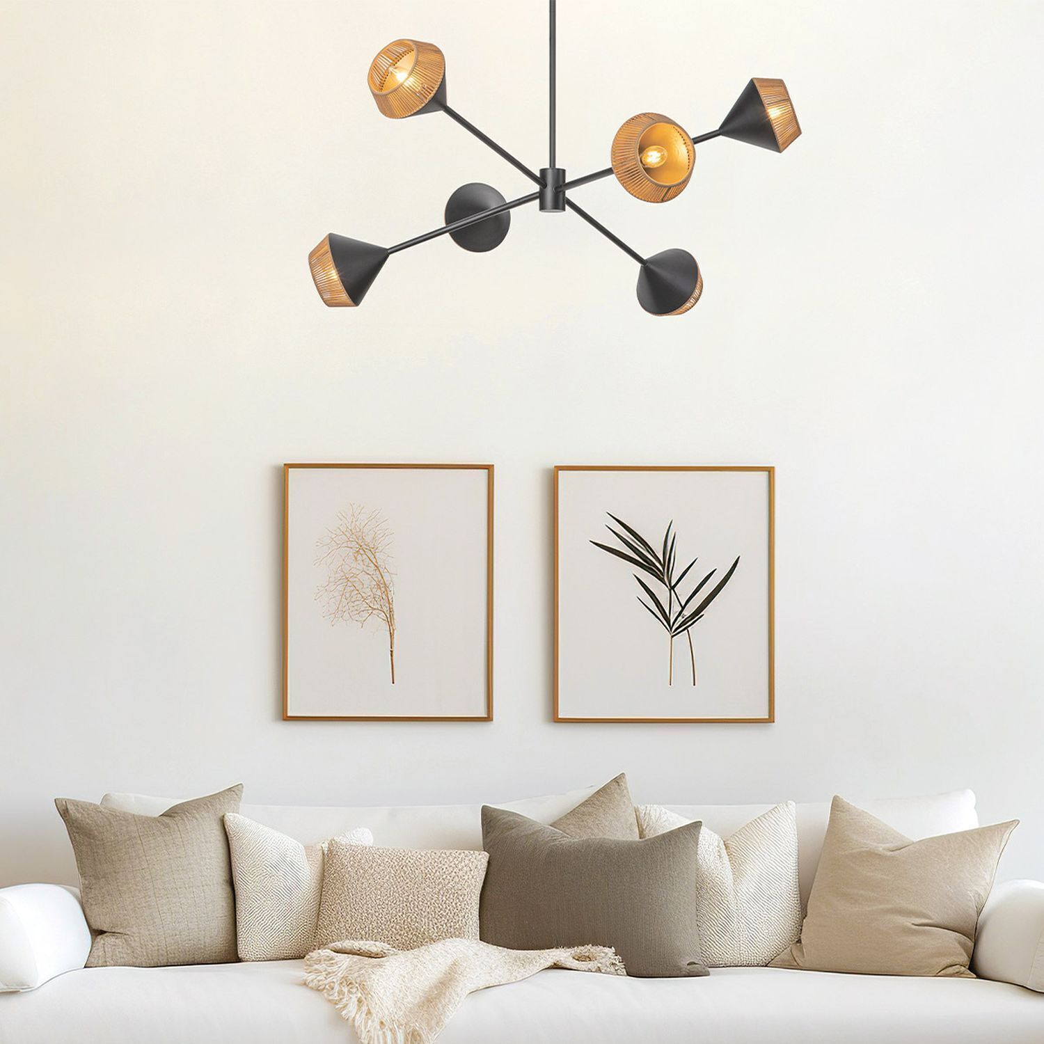 Kissen, Dekoration für Zuhause, Malerei, Kronleuchter, Lampe