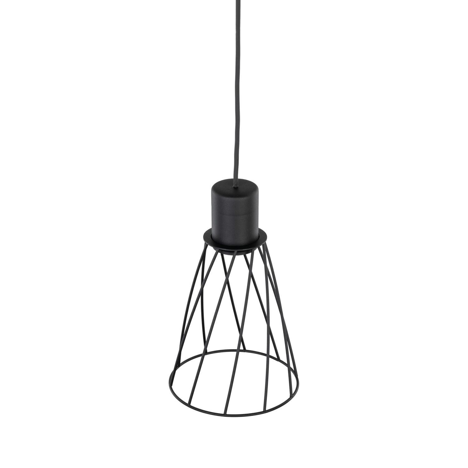 Suspension Métal Noir Ø 16 cm H : max. 170 cm GU10