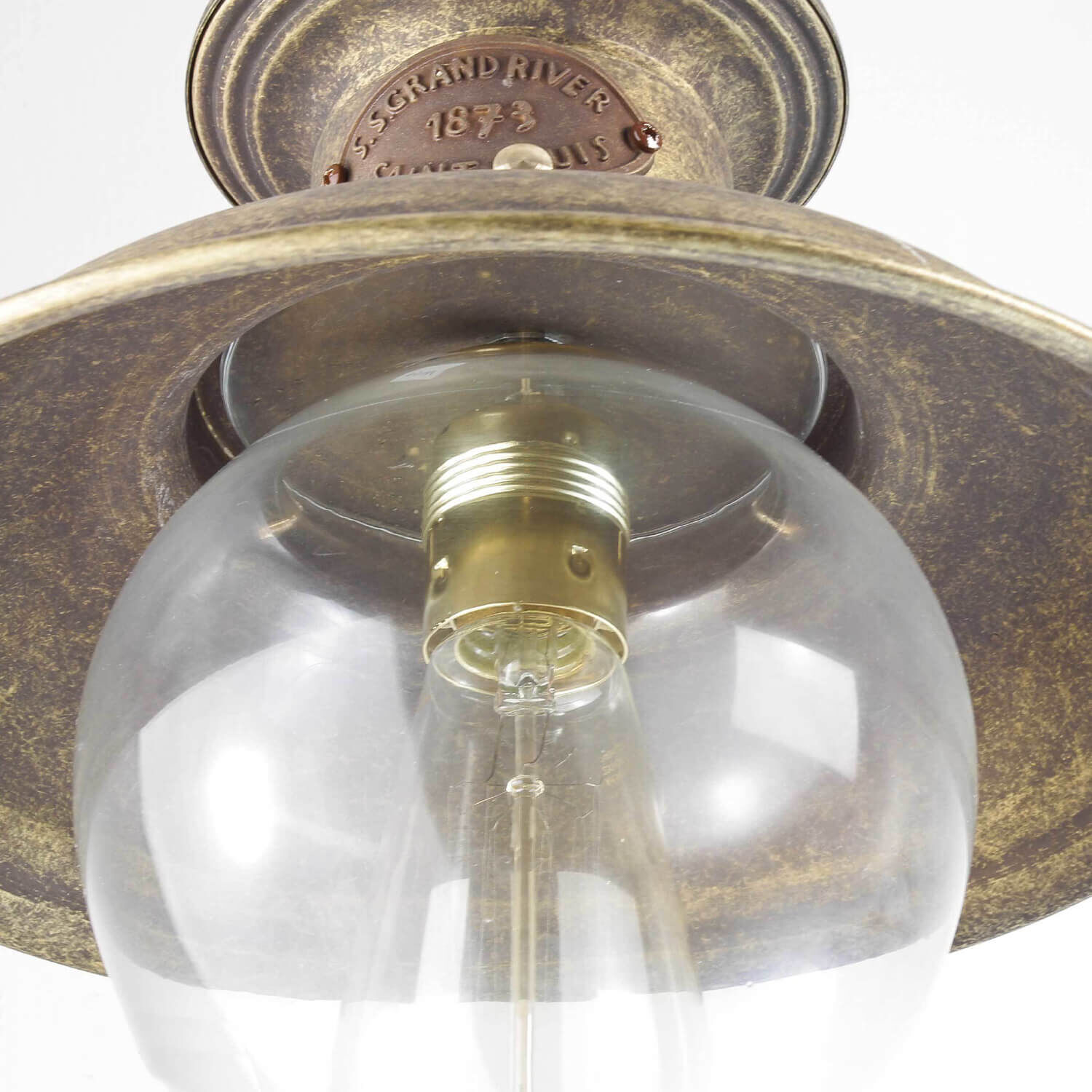 Premium Hängeleuchte Außen aus Messing in Bronze Leuchte, Licht, Lampe