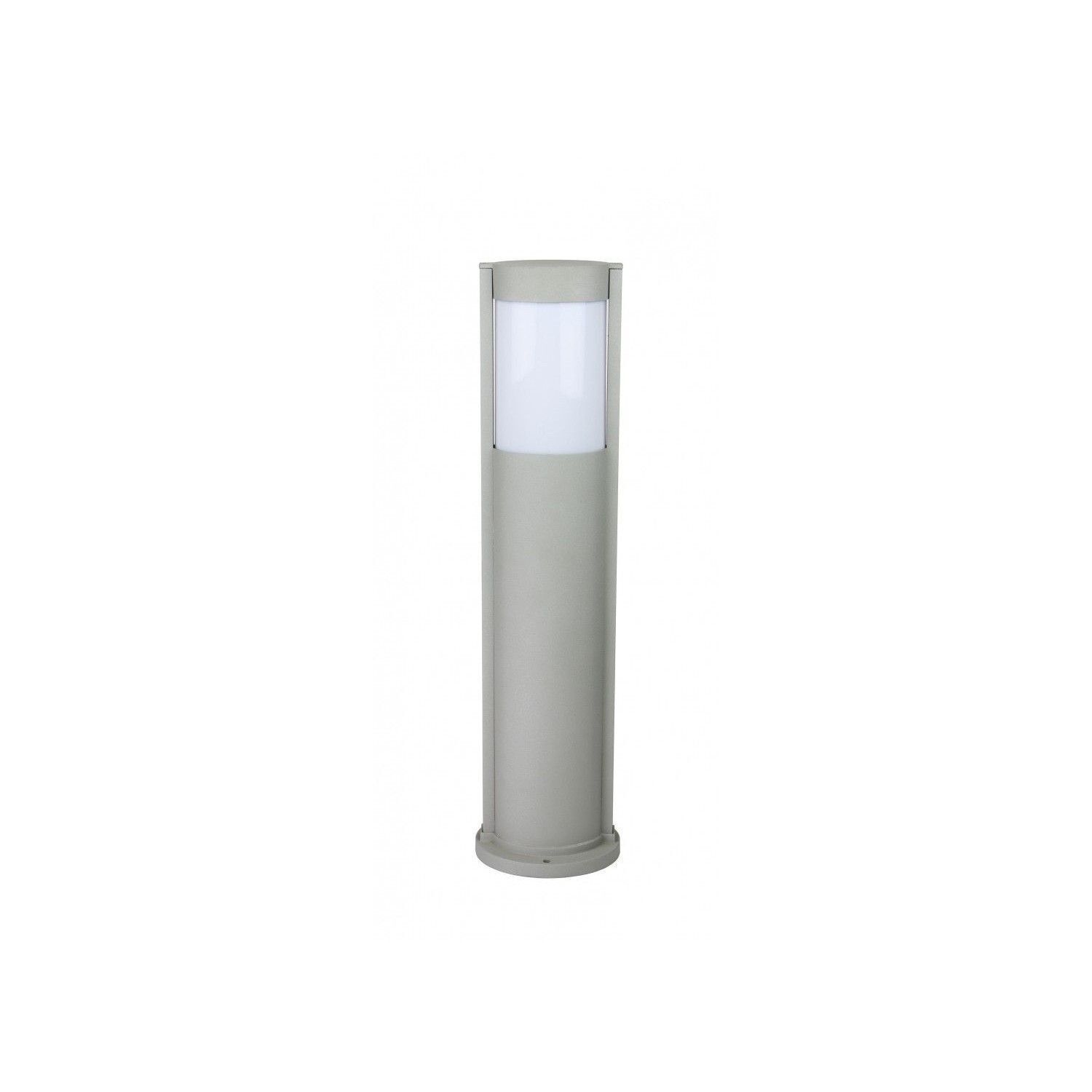wegeleuchte-metall-lampen-wegelampe-modern-cando-1x-e27-max.-60w-silber-aluguss-polycarbonat-modern-fuer-garten-terrasse-lele51374-04 Outdoor lamp, Pollerleuchte, LED-Lampe, Grau, Zylindrisch