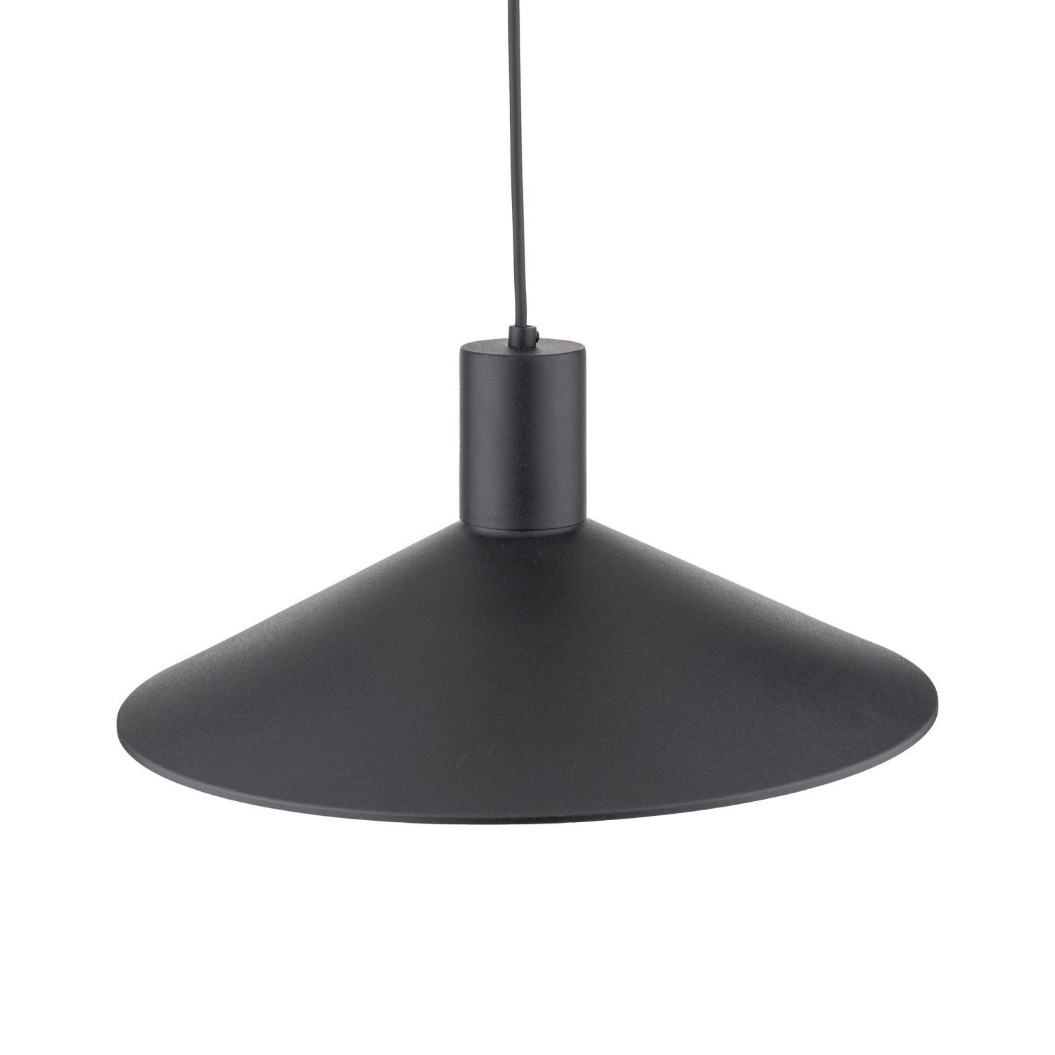 Lampe à suspendre ronde Ø 36 cm Noir Métal E27 Design rétro