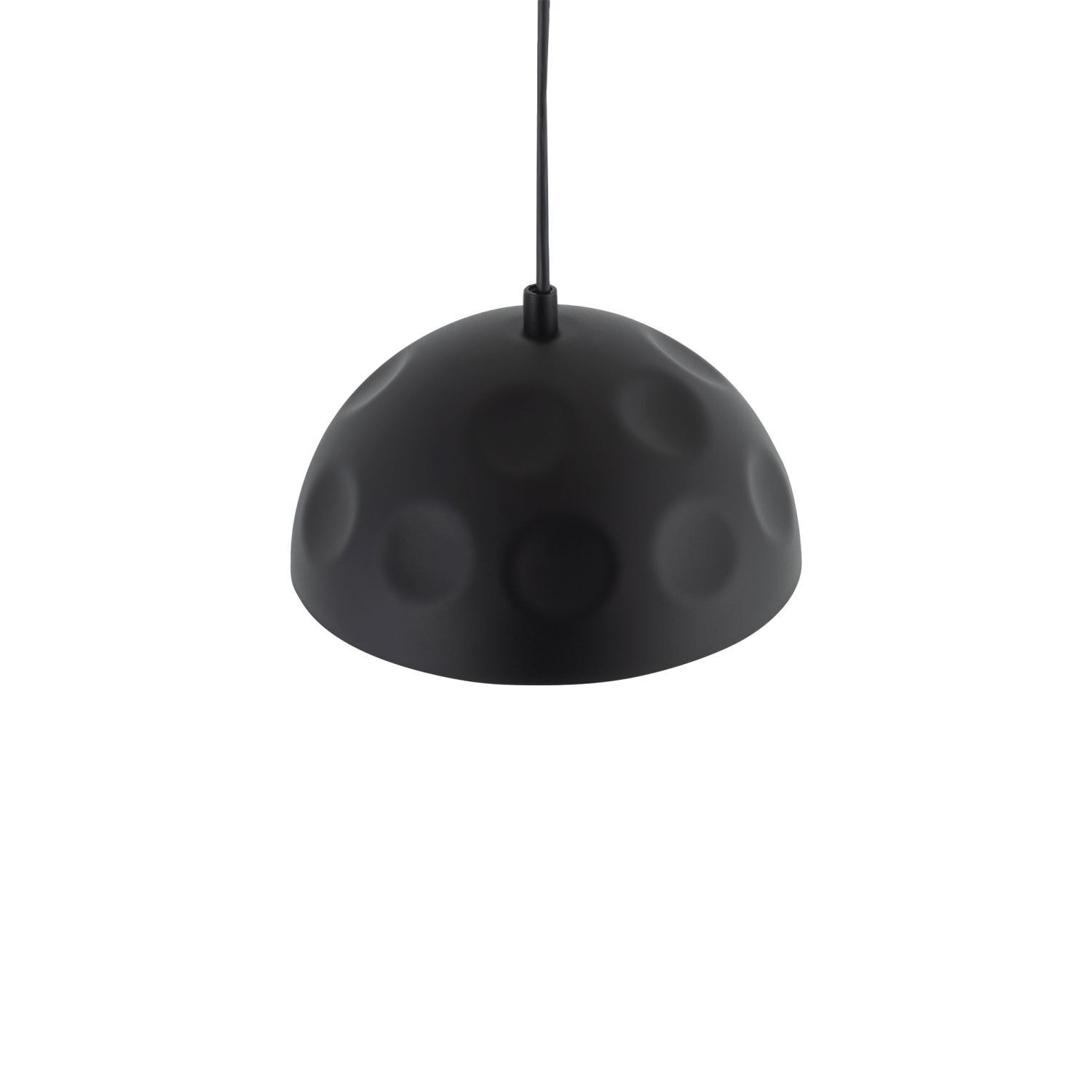 Suspension Ø 33 cm E27 en noir or mat