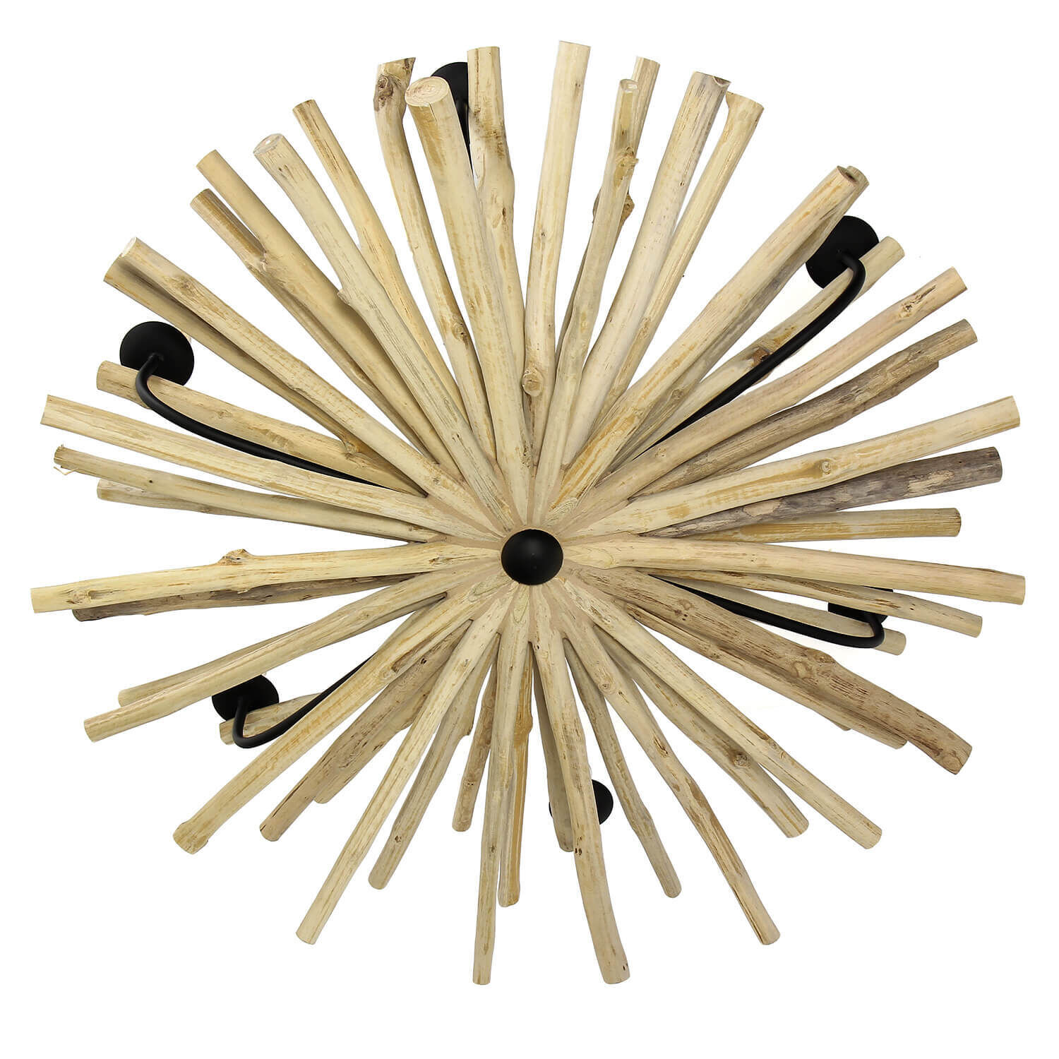 Lustre design bois flotté métal fait main BANGKOK Holz, Sperrholz